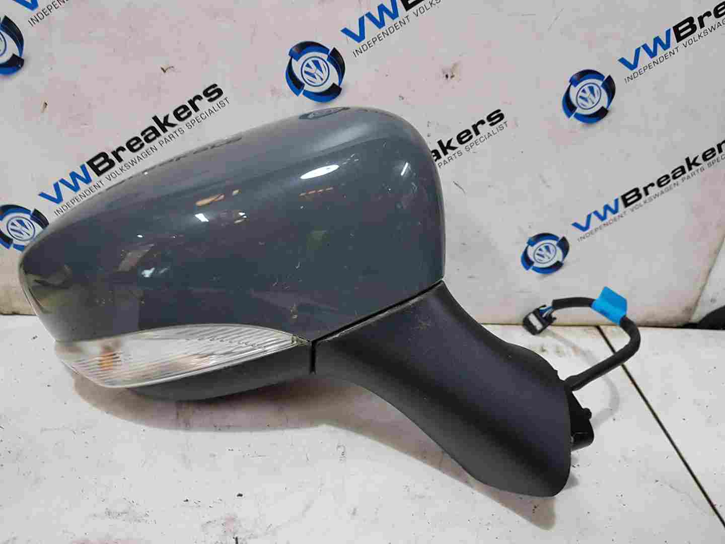 Renault Clio MK4 2013-2019 os OSF Wing Mirror Ovkpw Grey Urban