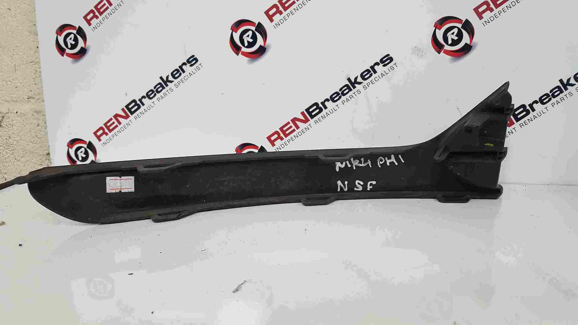 Thumb 3 Renault Clio MK4 2015-2018 Passenger NSF Front Bumper Light Trim Moulding