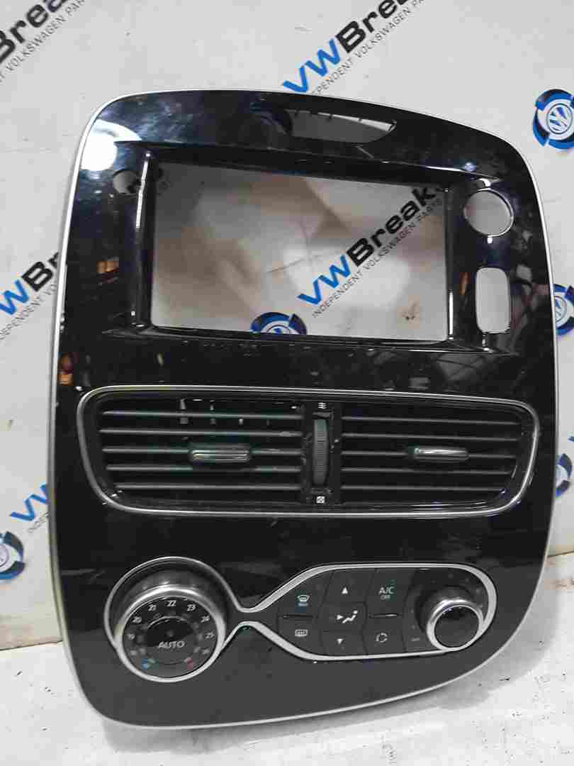 Renault Clio MK4 2016-2019 Centre Dashboard Heater Display Surround Silver Black