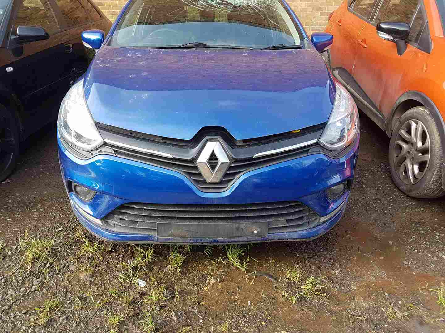 Renault Clio MK4 2016-2019 Front END Bonnet Bumper Wings Lights Terqh Blue Iron