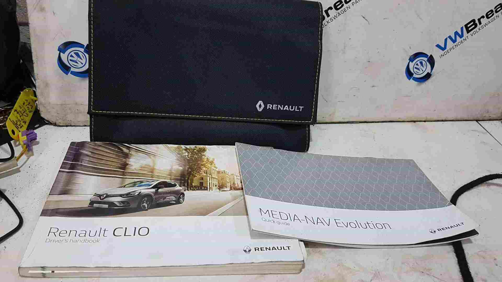 Renault Clio MK4 2016-2019 Handbook Document Wallet Guide