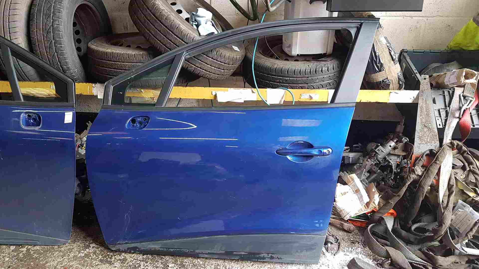 Thumb 6 Renault Clio MK4 2016-2019 Passenger NSF Front Door Blue Terqh