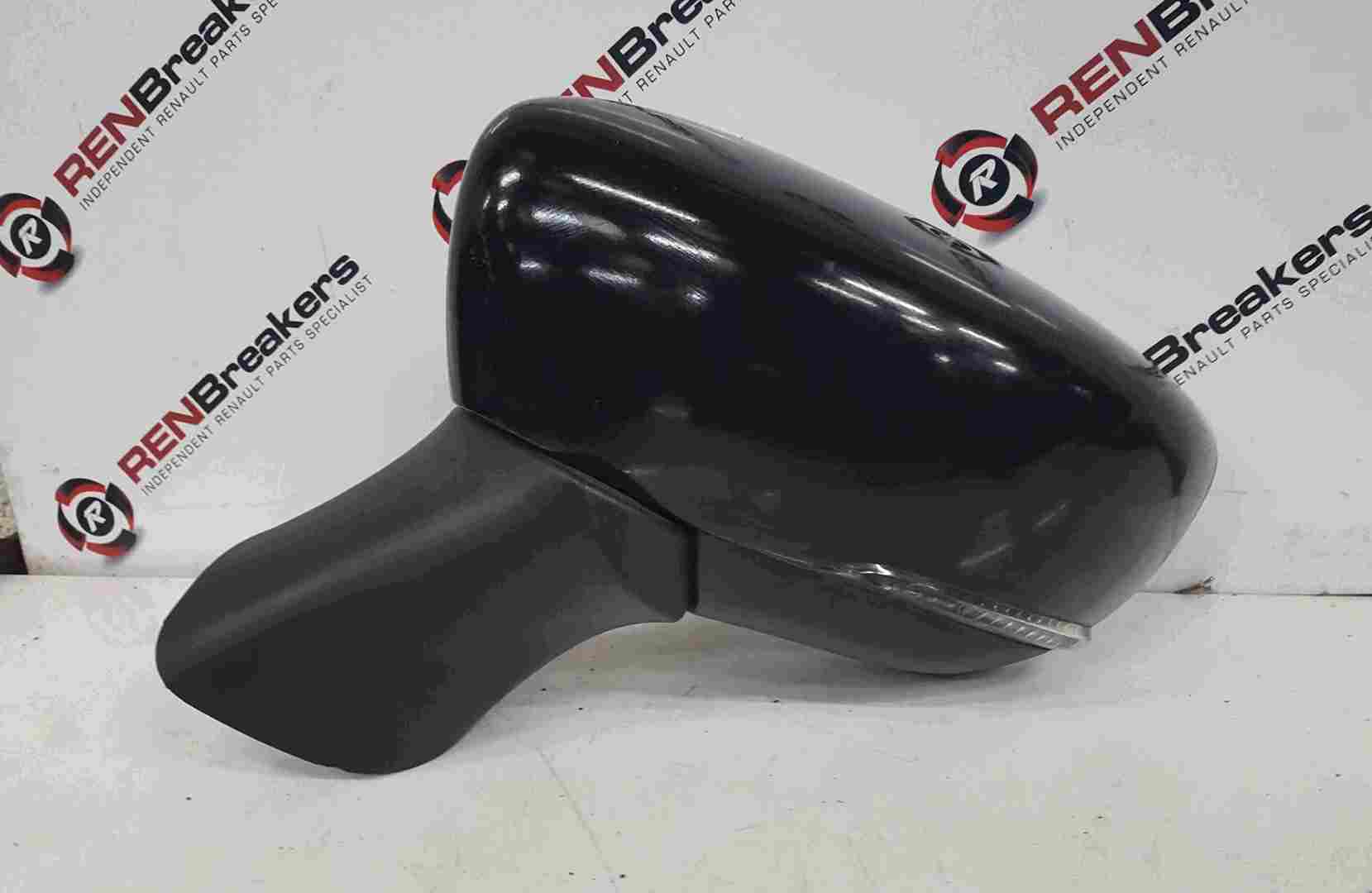 Renault Clio MK4 2017-2018 Passenger NS Wing Mirror Black Folding 963021438R