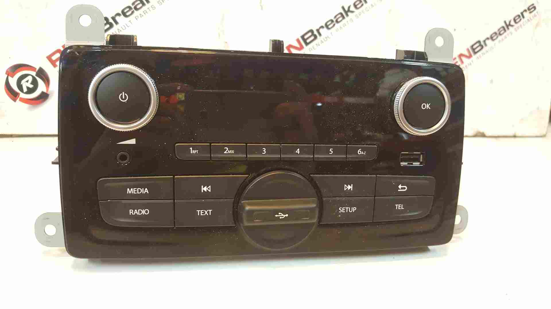 Renault Clio MK4 2017-2018 Radio Player Head Unit USB AUX Bluetooth 281154216R