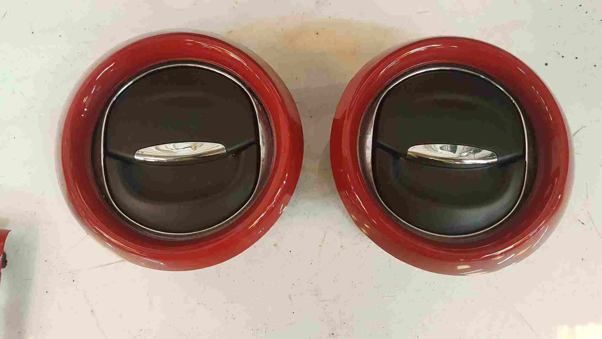 Thumb 3 Renault Clio MK4 2017-2018 Vent Steering Wheel Gear Gaitor Interior Trim RED 