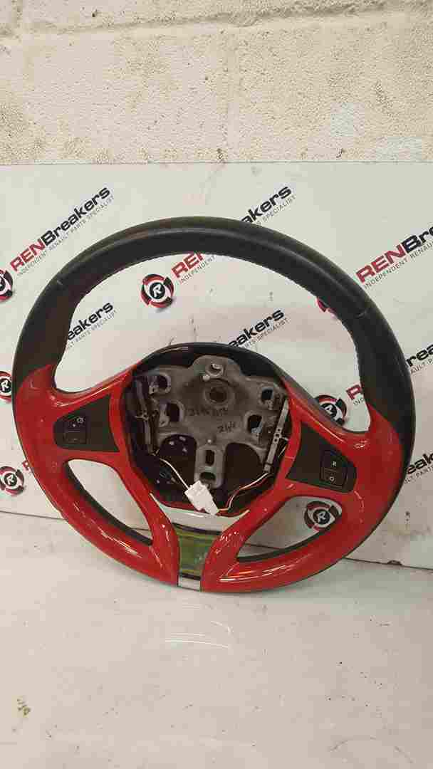Thumb 4 Renault Clio MK4 2017-2018 Vent Steering Wheel Gear Gaitor Interior Trim RED 