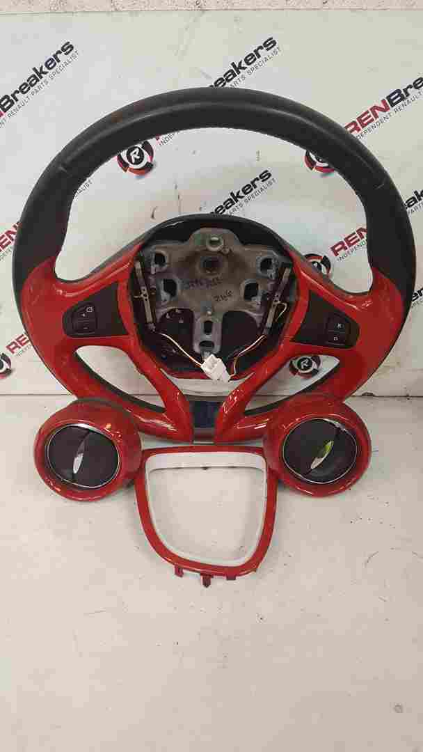 Renault Clio MK4 2017-2018 Vent Steering Wheel Gear Gaitor Interior Trim RED 