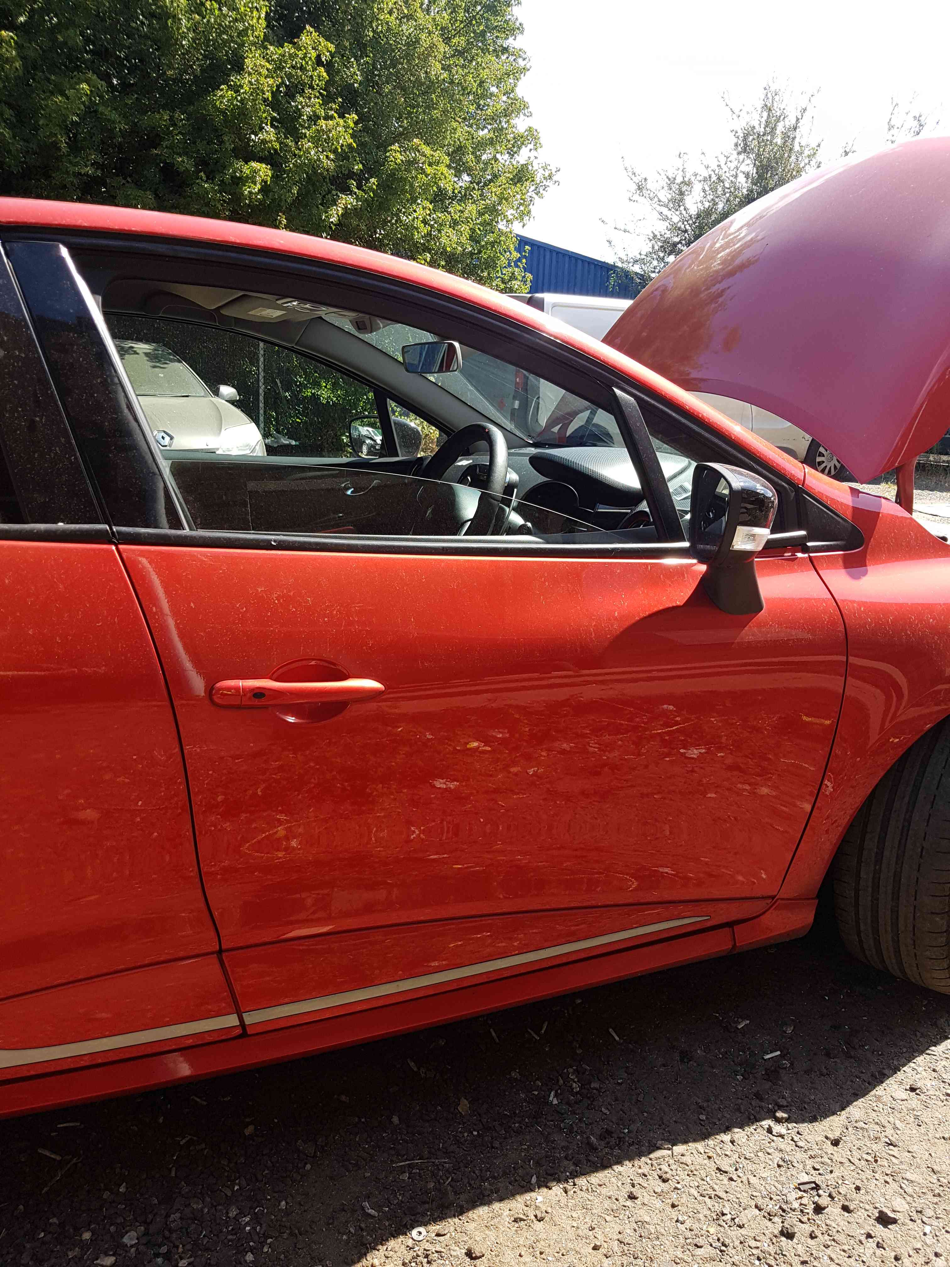 Thumb 3 Renault Clio MK4 Rs Sport 220 2013-2016 Driver OSF Front Door RED Tennp 