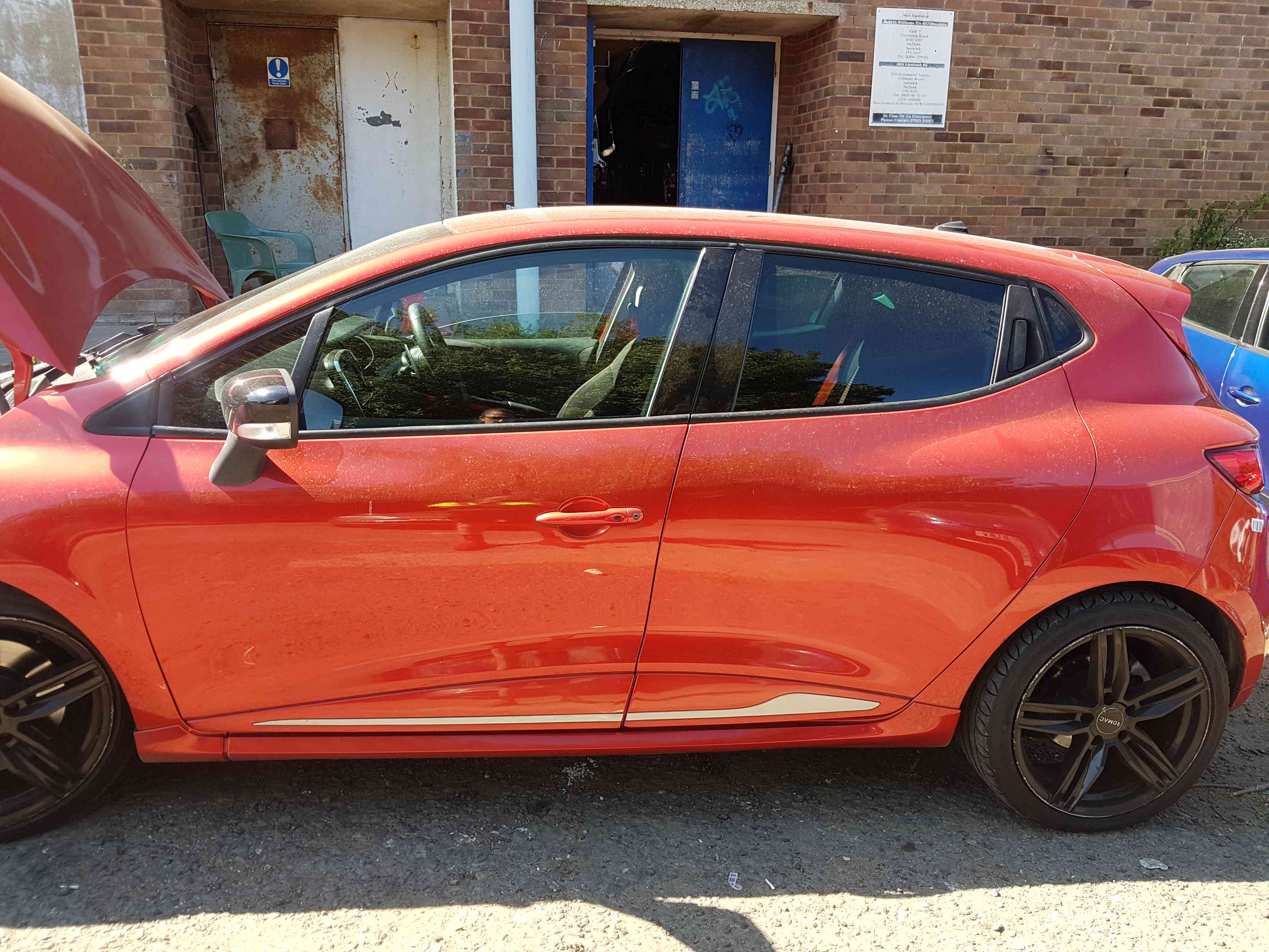 Thumb 2 Renault Clio MK4 Rs Sport 220 2013-2016 Passenger NSF Front Door RED Tennp