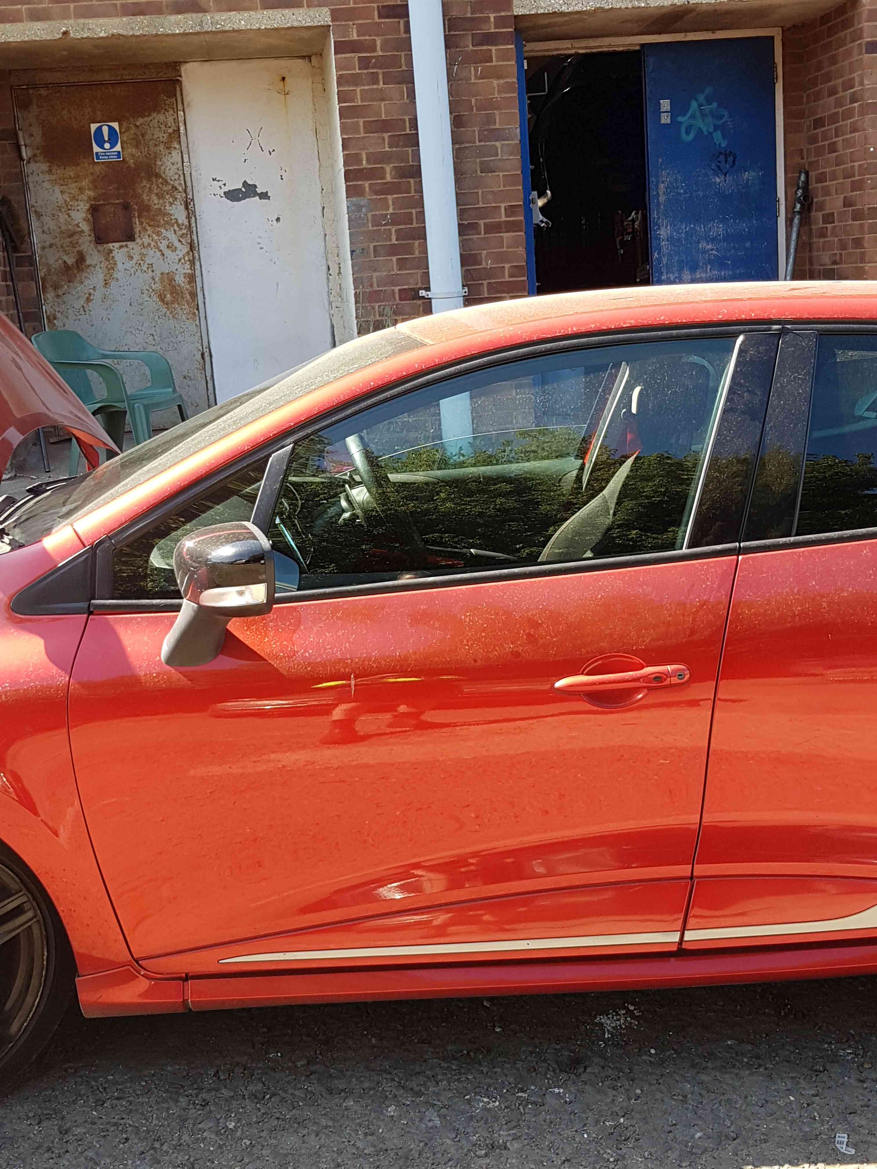 Thumb 10 Renault Clio MK4 Rs Sport 220 2013-2016 Passenger NSF Front Door RED Tennp