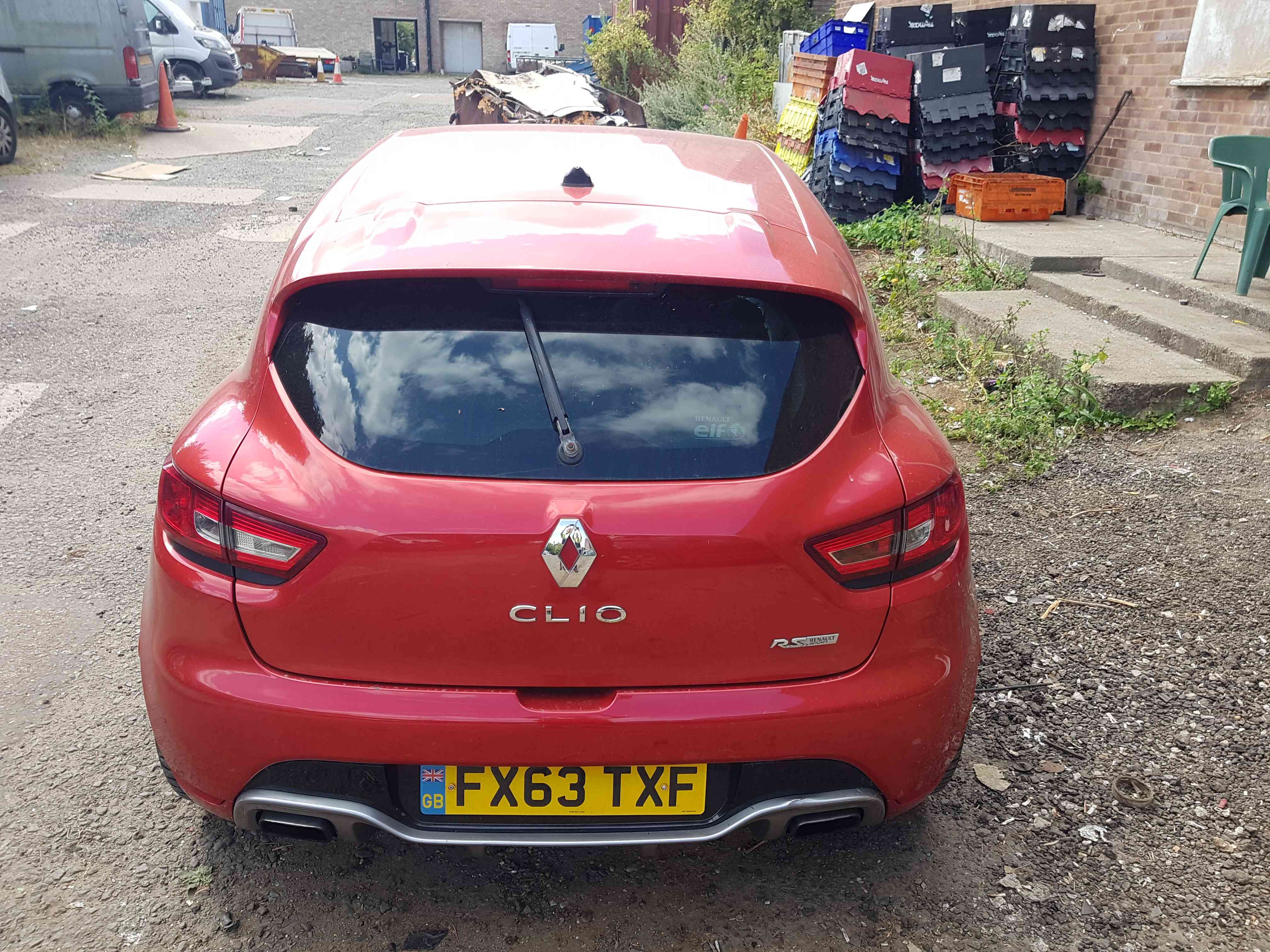 Thumb 2 Renault Clio MK4 Rs Sport 220 2013-2016 Tailgate Boot Door RED Tennp 