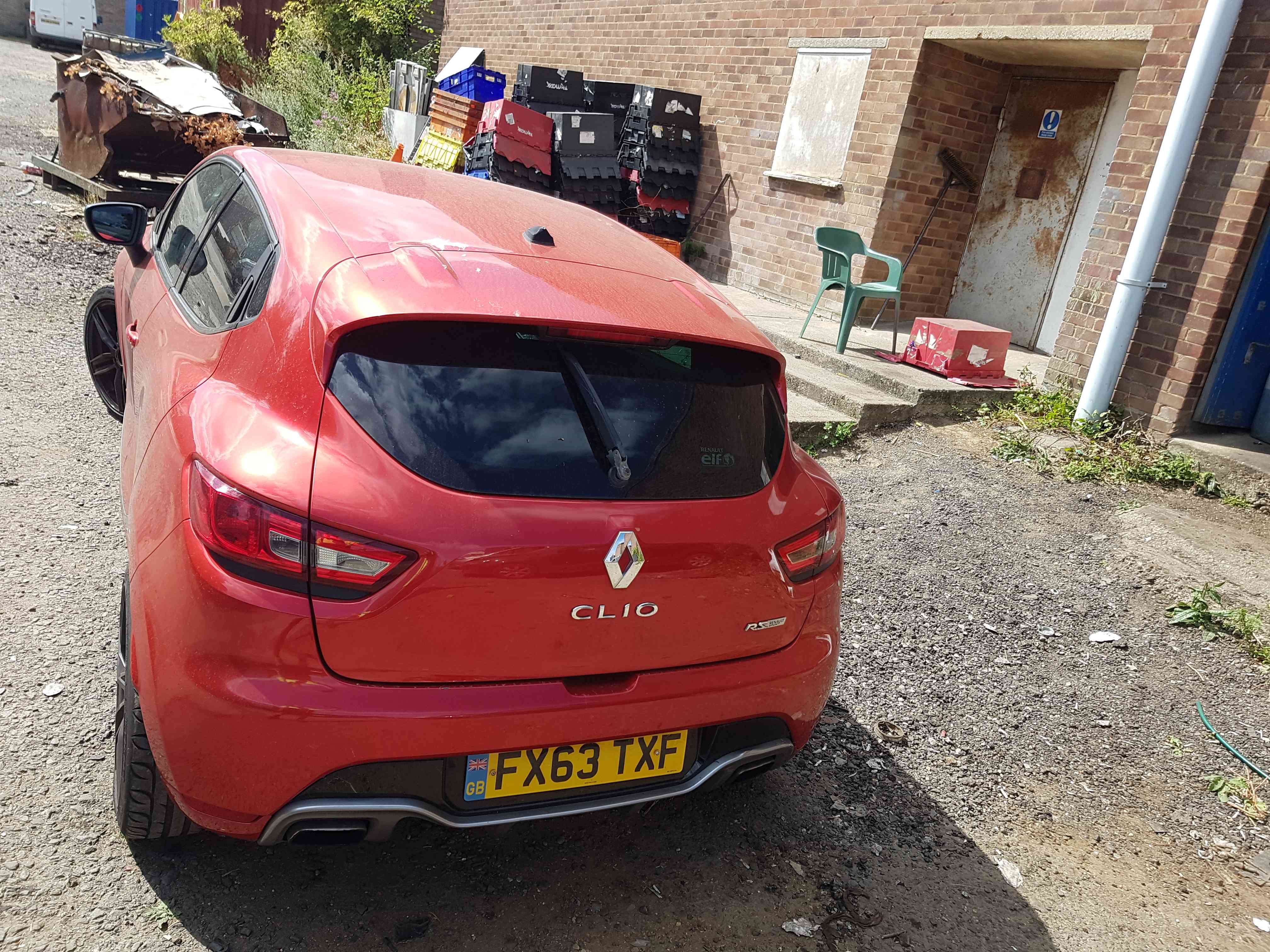 Thumb 7 Renault Clio MK4 Rs Sport 220 2013-2016 Tailgate Boot Door RED Tennp 