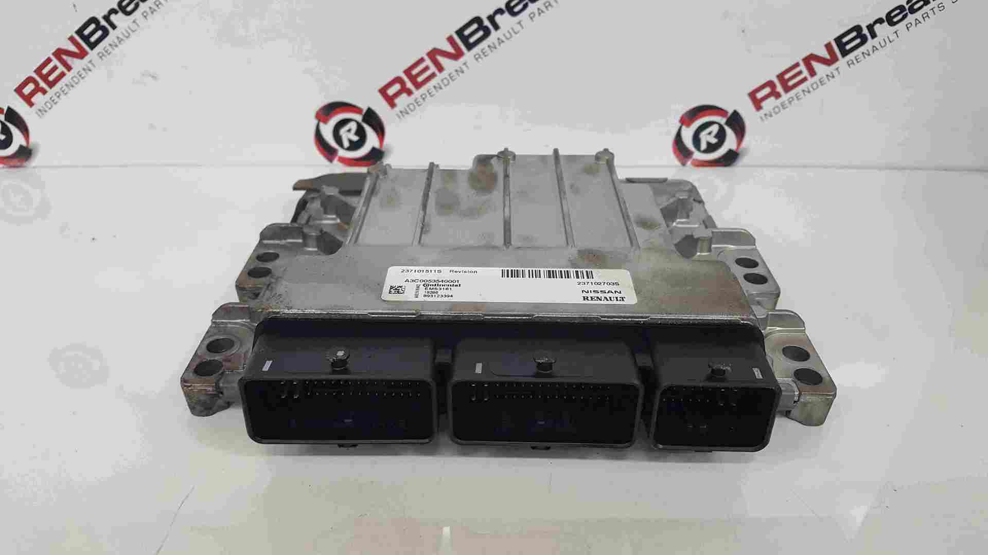 Renault Clio MK5   Captur 2019-2021 1.3 TCe Engine Control Unit ECU 237102703S 237101511S