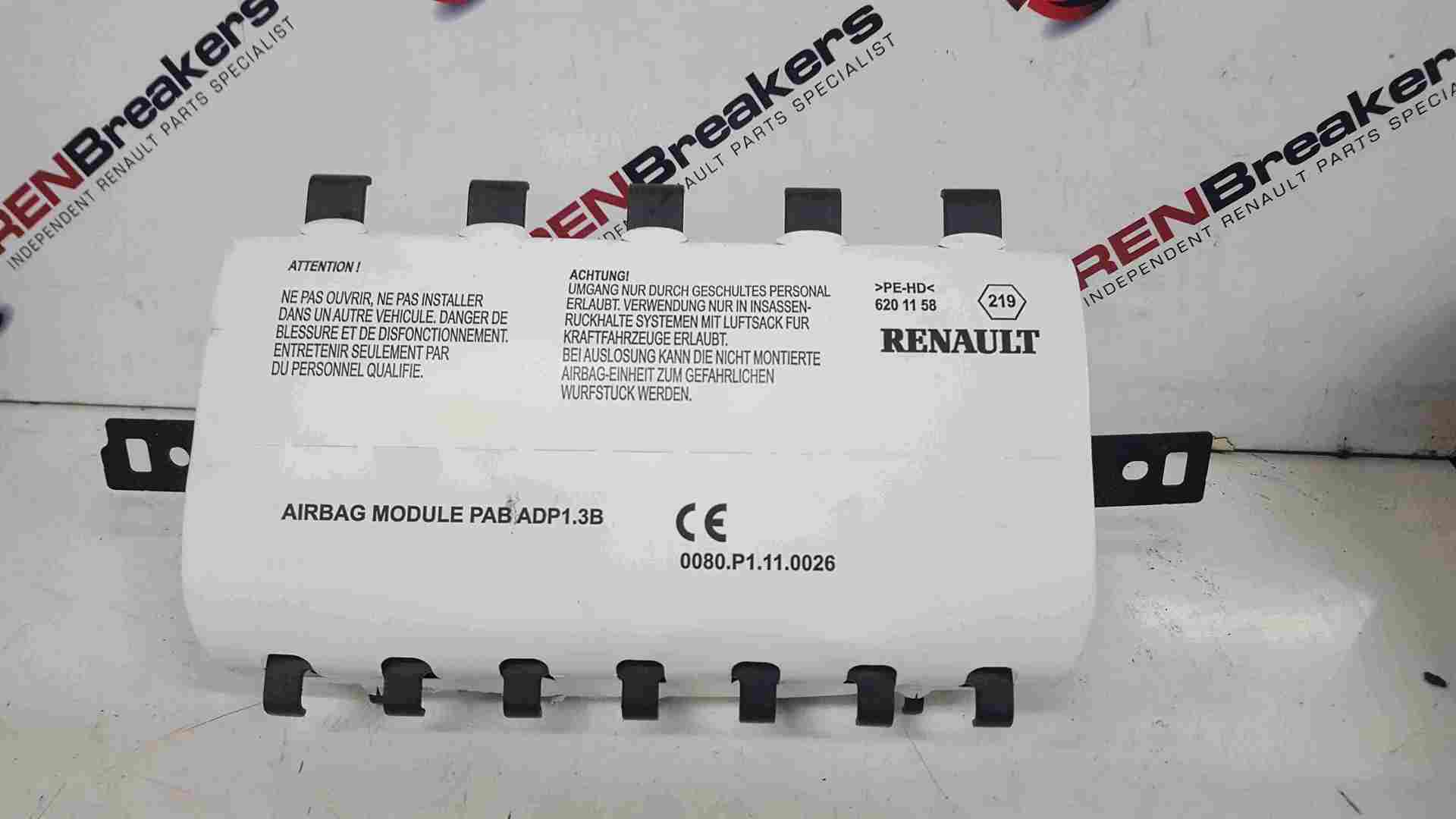 Renault Clio MK5 2019-2021 Dashboard Airbag 985258554R