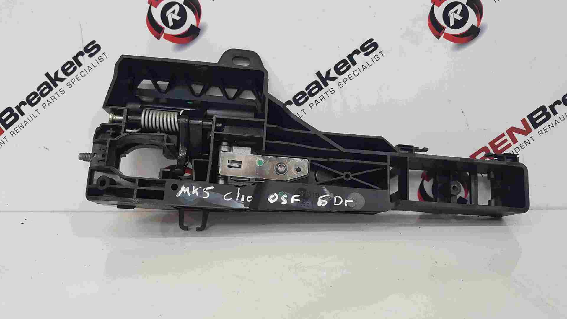 Renault Clio MK5 2019-2021 Drivers OSF Front Exterior Door Handle Panel