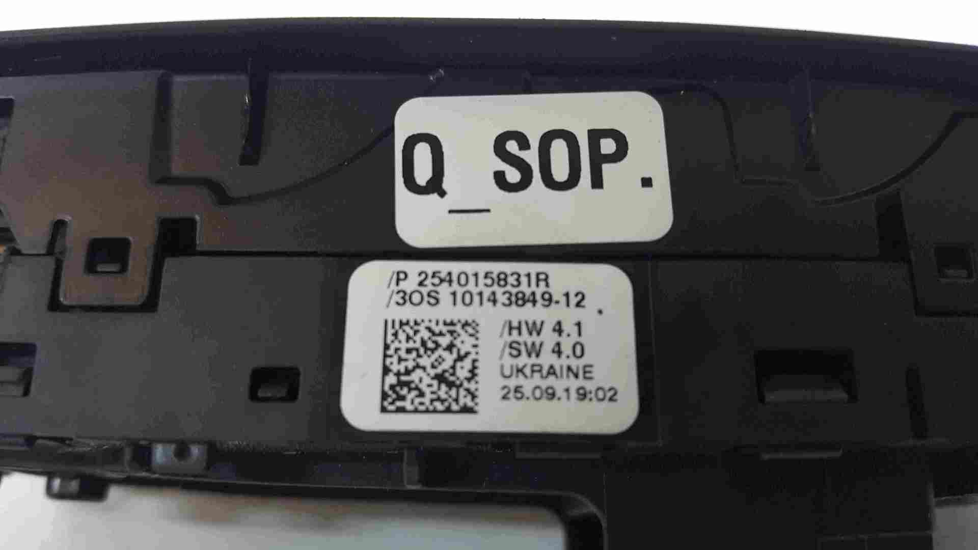 Thumb 2 Renault Clio MK5 2019-2021 Drivers OSF Front Window Switch Mirror Adjuster Panel