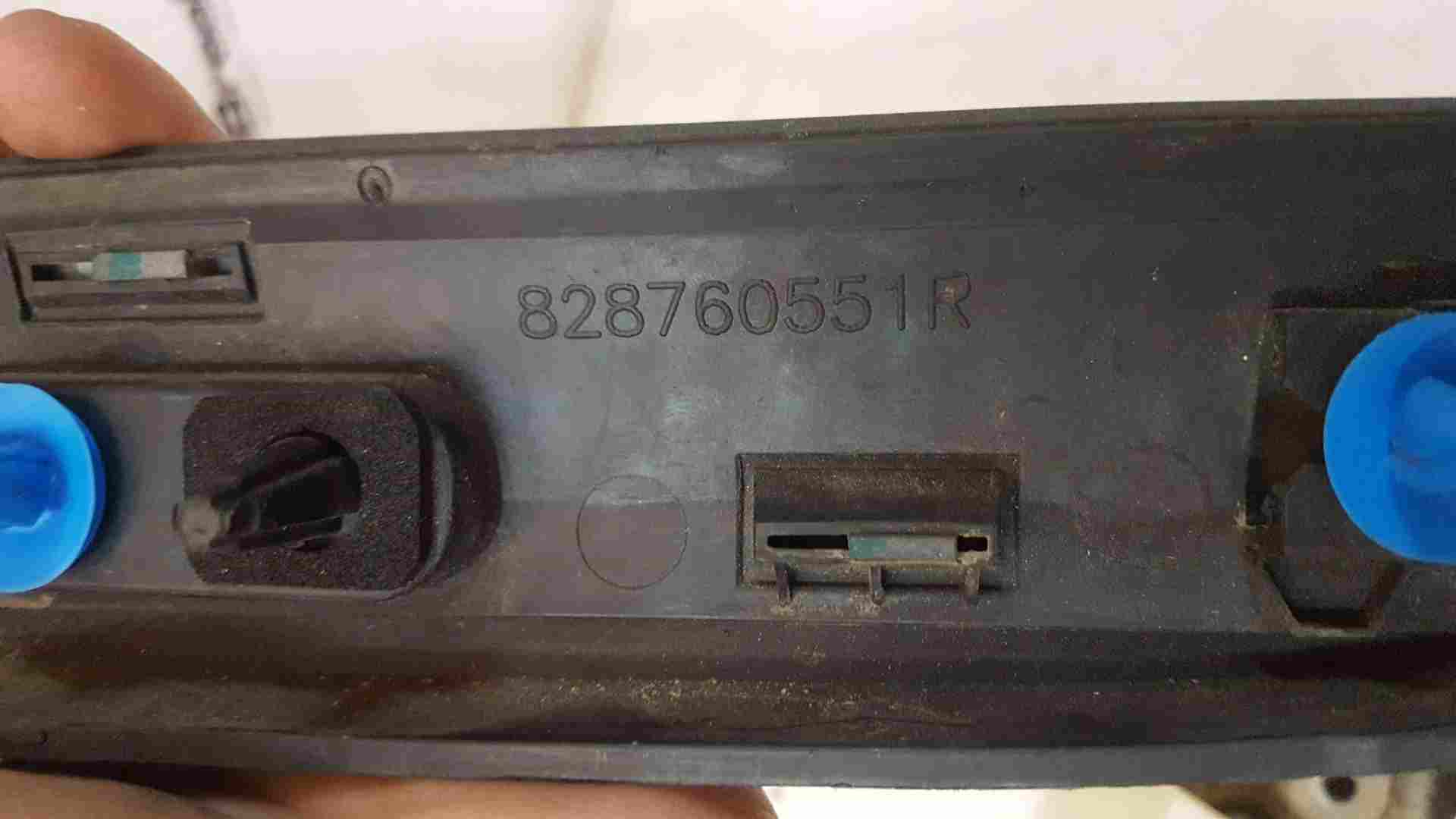 Thumb 3 Renault Clio MK5 2019-2021 Drivers OSR Rear Door Moulding Trim Grey 828760551R