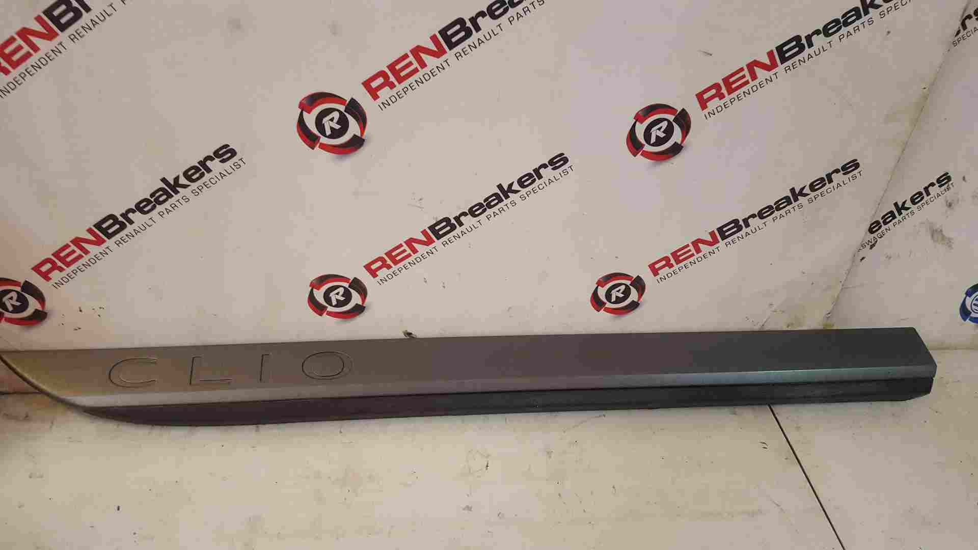 Renault Clio MK5 2019-2021 Drivers OSR Rear Door Moulding Trim Grey 828760551R