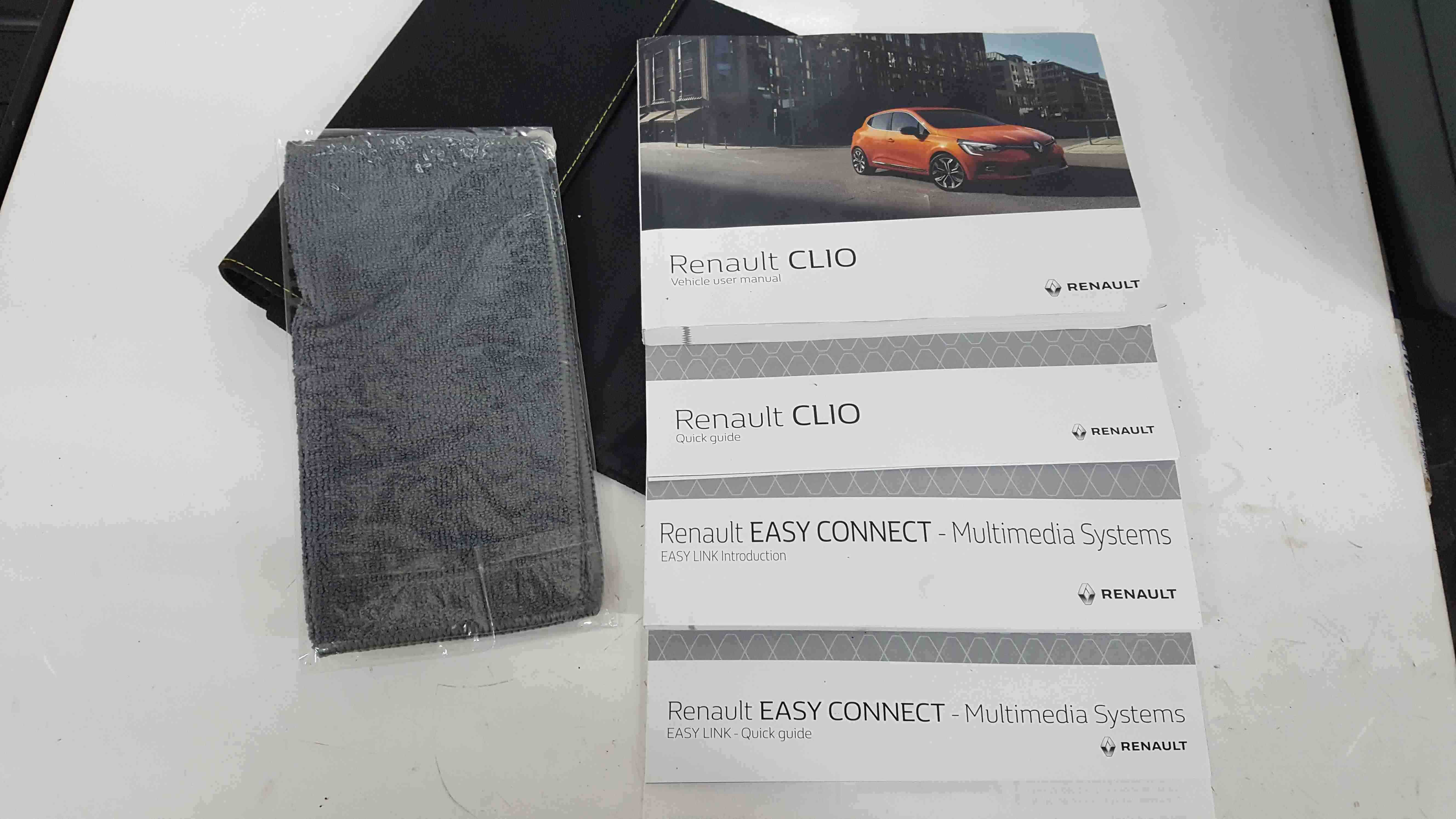 Renault Clio MK5 2019-2021 RS Line Handbook Guides Wallet Booklet