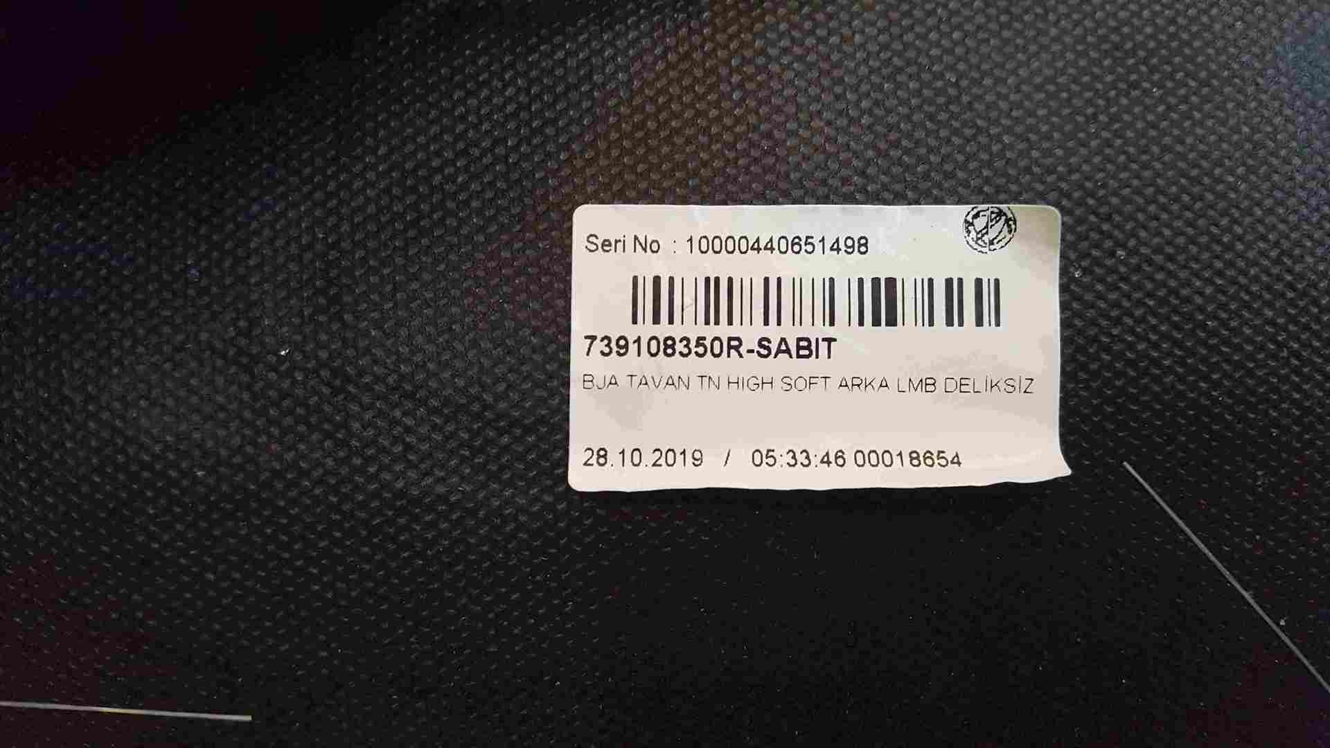 Thumb 3 Renault Clio MK5 2019-2021 Roof Headlining Lining 739108350R