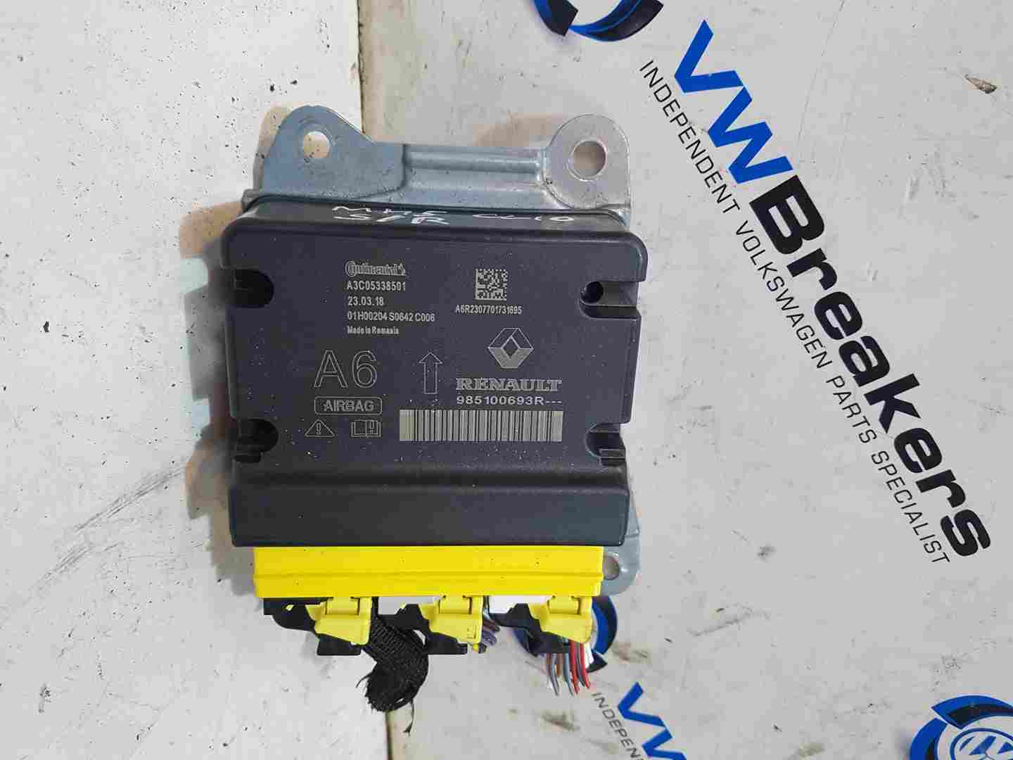 Thumb 4 Renault Clio MK5 2019-2023 Airbag ECU Module Computer 985100693R