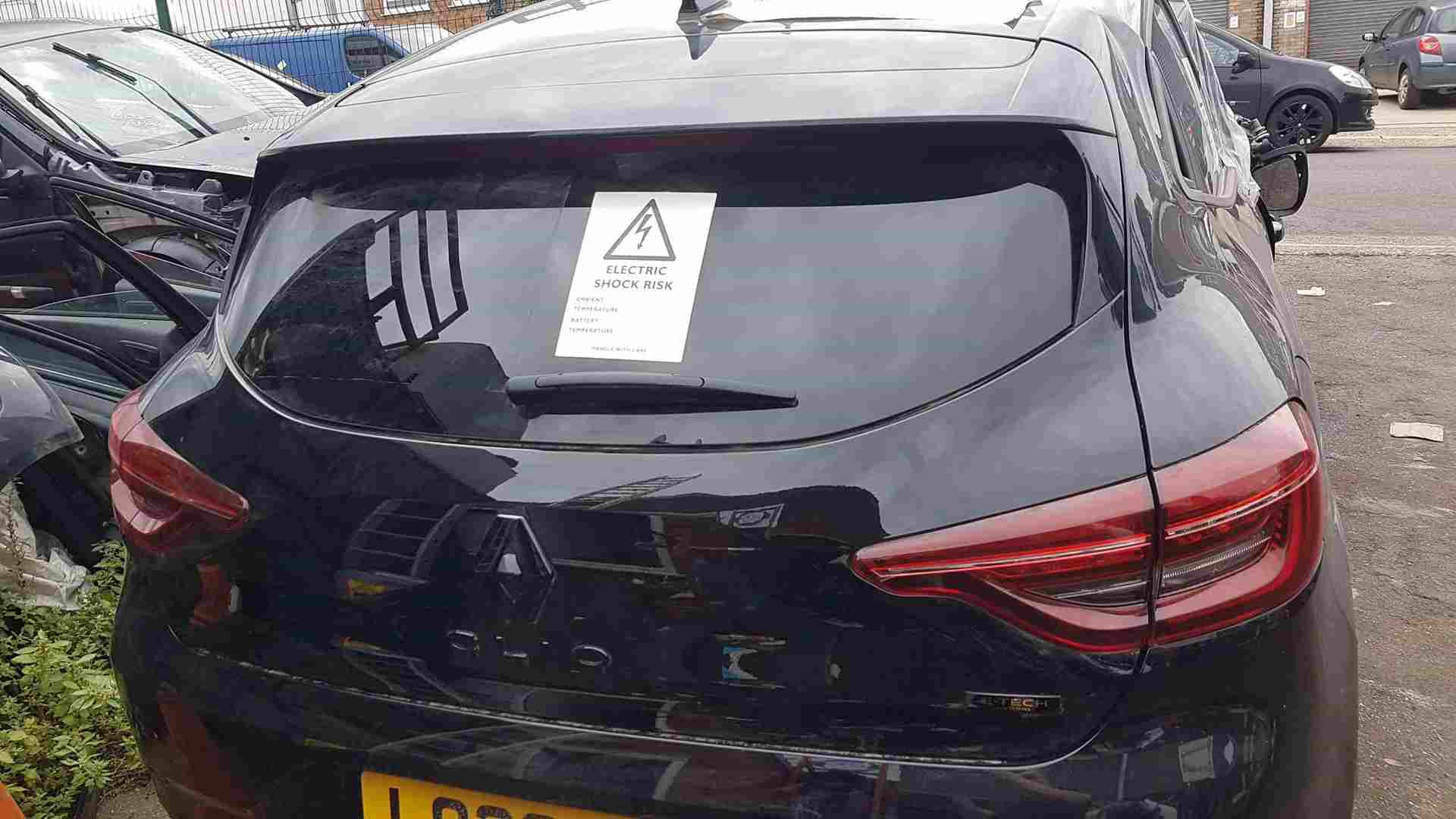 Renault Clio MK5 2019-2023 Rear Boot Tailgate Tegne Black + Reverse Camera