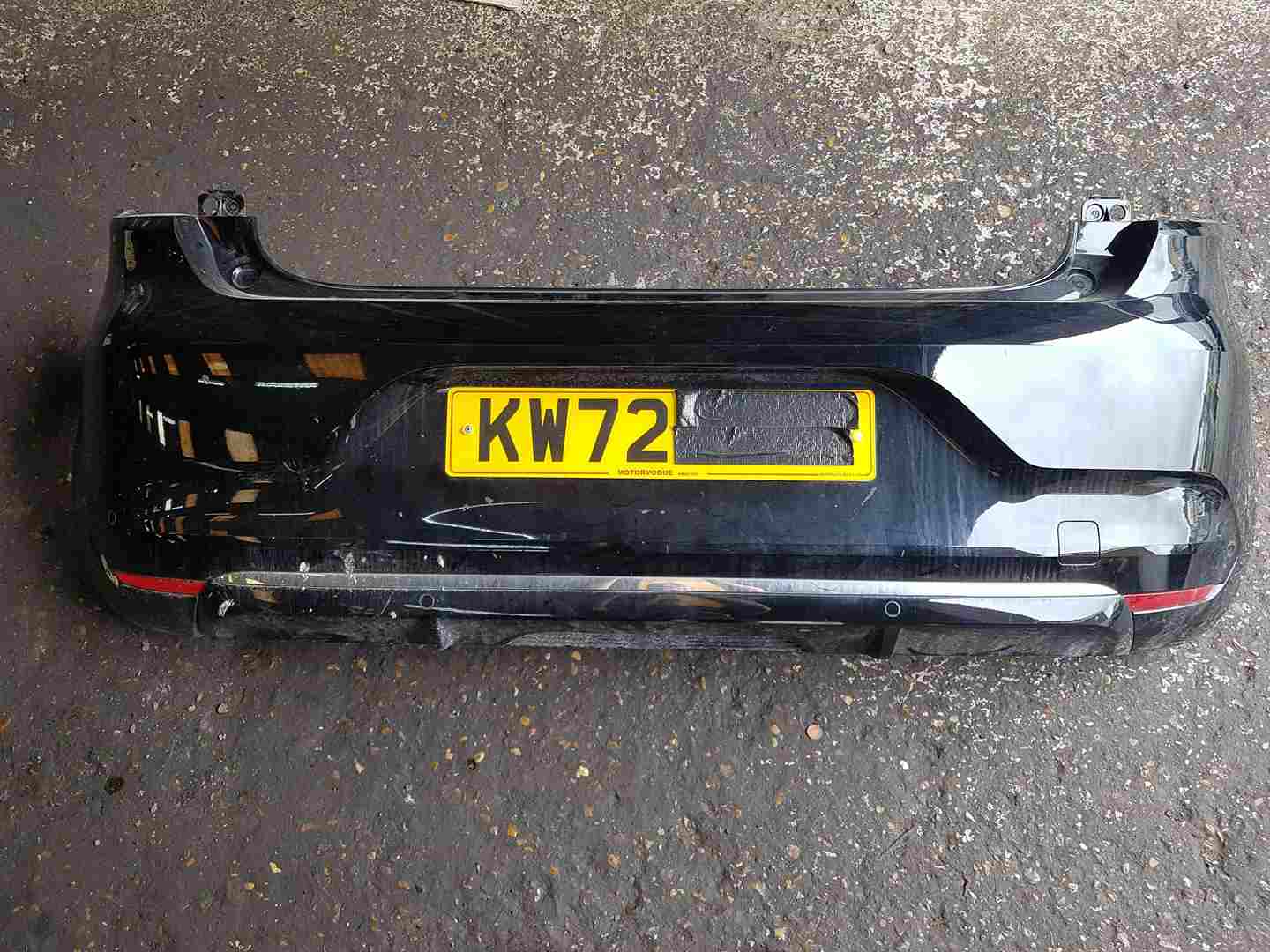 Renault Clio MK5 2019-2023 Rear Bumper Black TEGNE