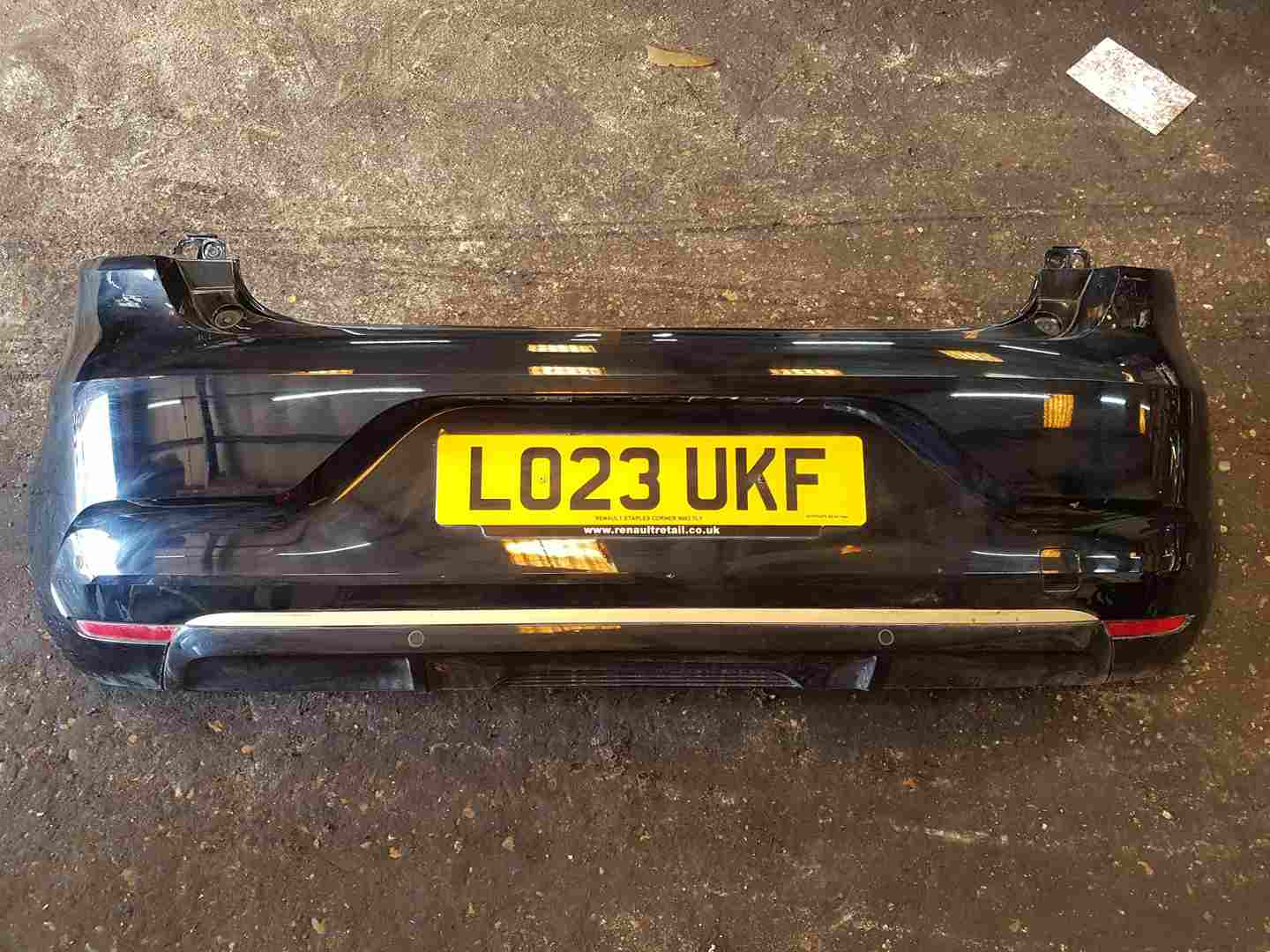Renault Clio MK5 2019-2023 Rear Bumper Tegne Black + Parking Sensors
