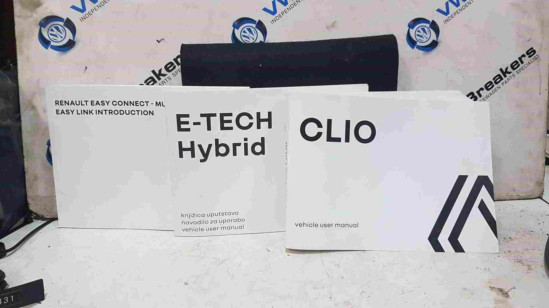Thumb 5 Renault Clio MK5 Hybrid 2019-2023 Document Wallet Handbook + Holder