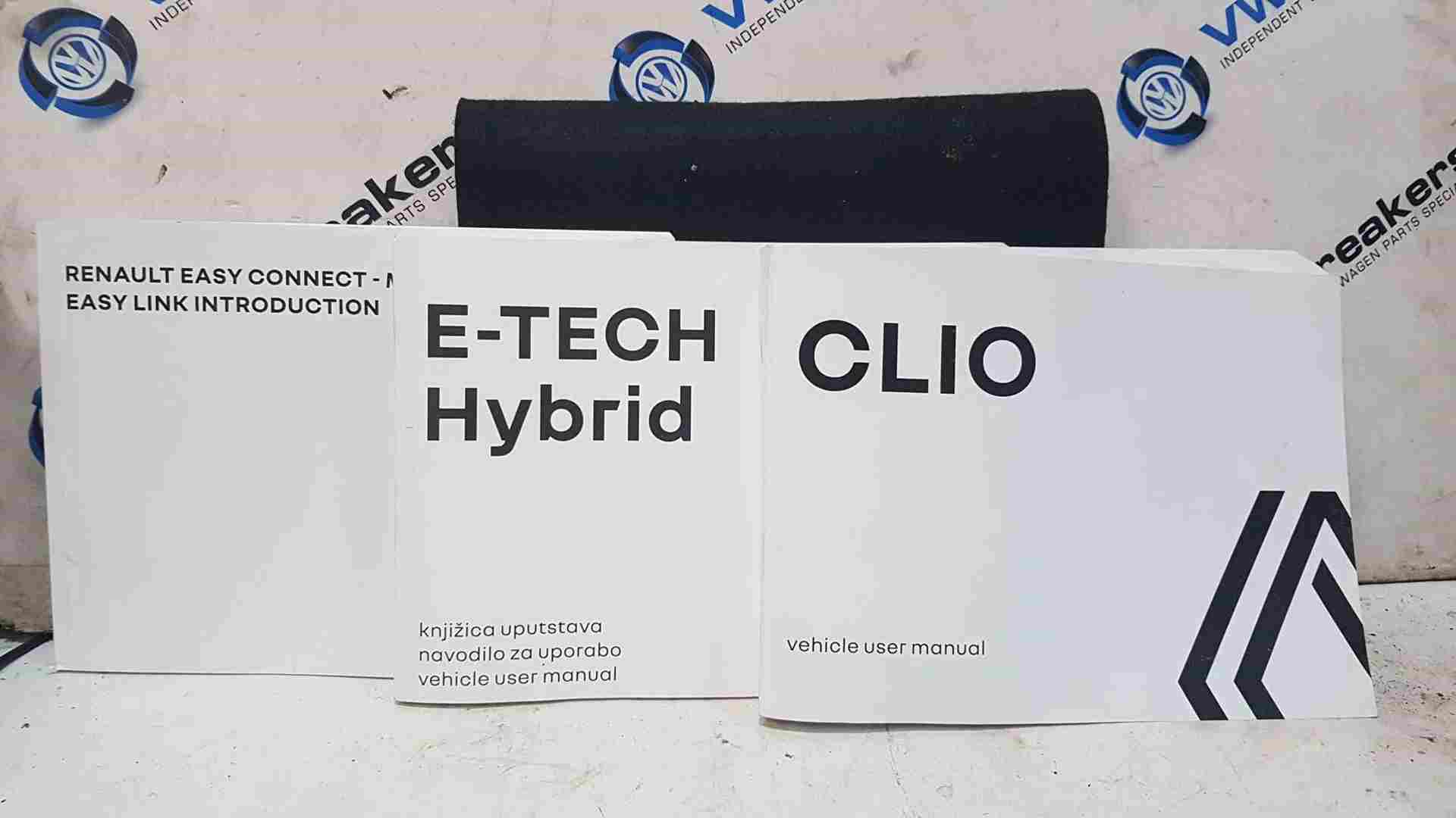 Renault Clio MK5 Hybrid 2019-2023 Document Wallet Handbook + Holder