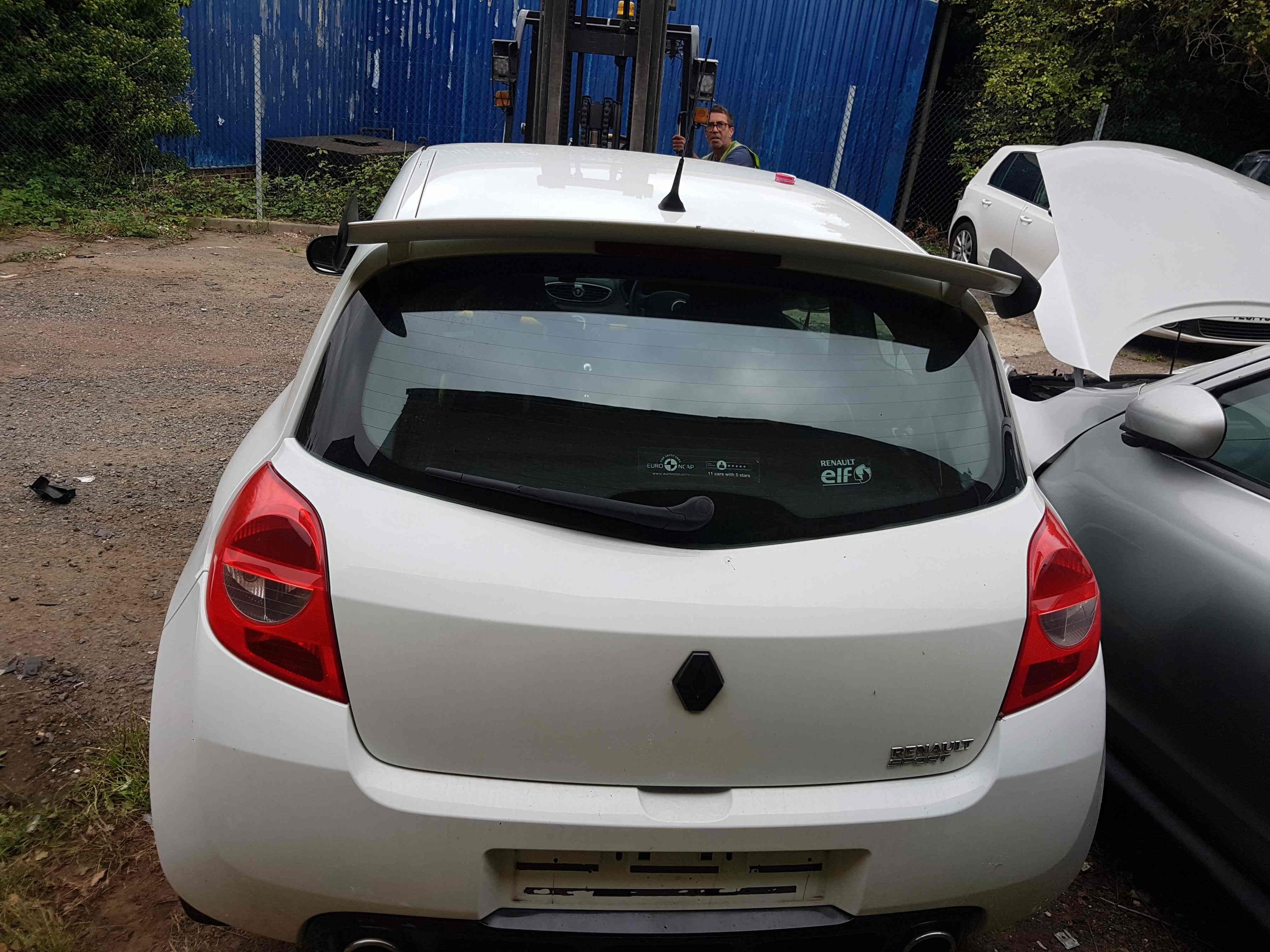 Thumb 2 Renault Clio Sport 197 200 MK3 2005-2012 Boot Tailgate White Ov369 Sport Spoiler