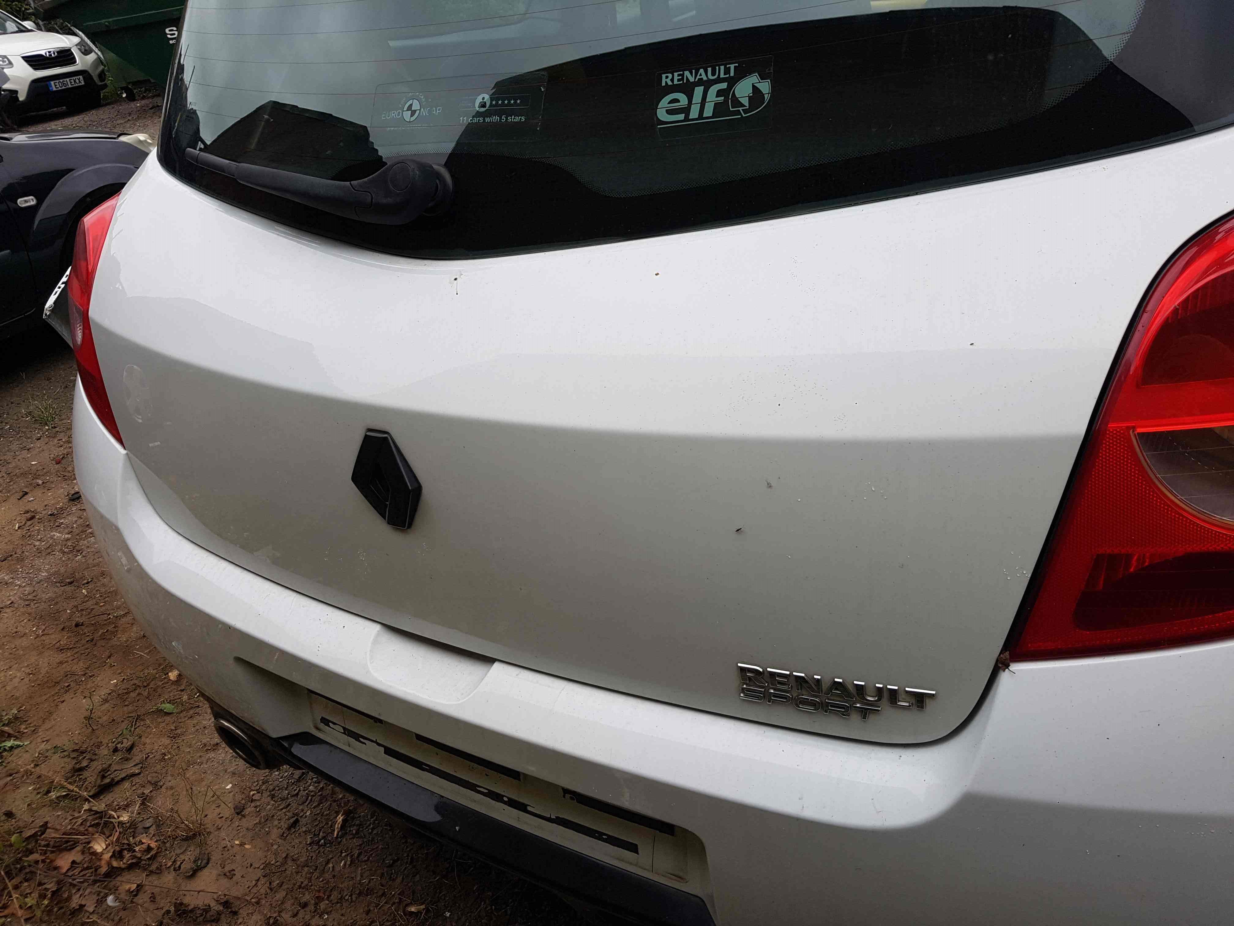 Thumb 8 Renault Clio Sport 197 200 MK3 2005-2012 Boot Tailgate White Ov369 Sport Spoiler