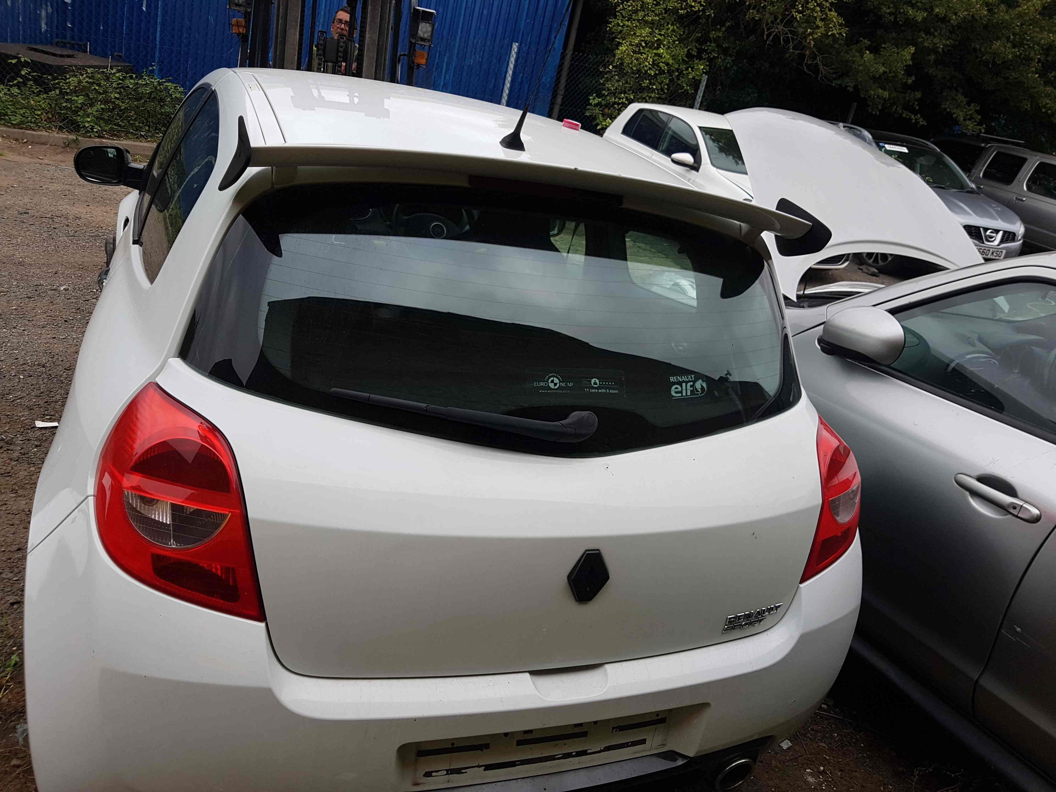 Thumb 9 Renault Clio Sport 197 200 MK3 2005-2012 Boot Tailgate White Ov369 Sport Spoiler