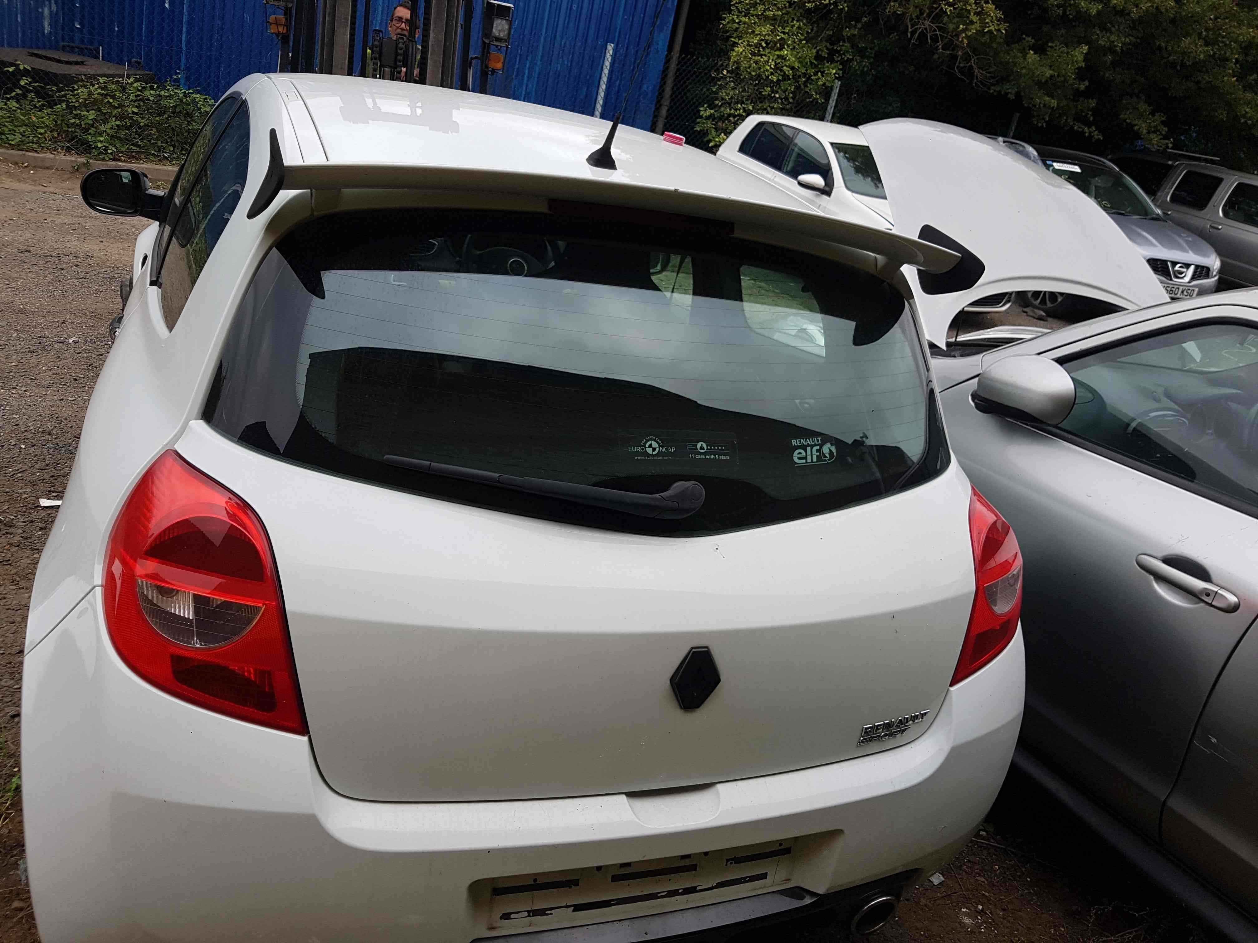 Thumb 10 Renault Clio Sport 197 200 MK3 2005-2012 Boot Tailgate White Ov369 Sport Spoiler