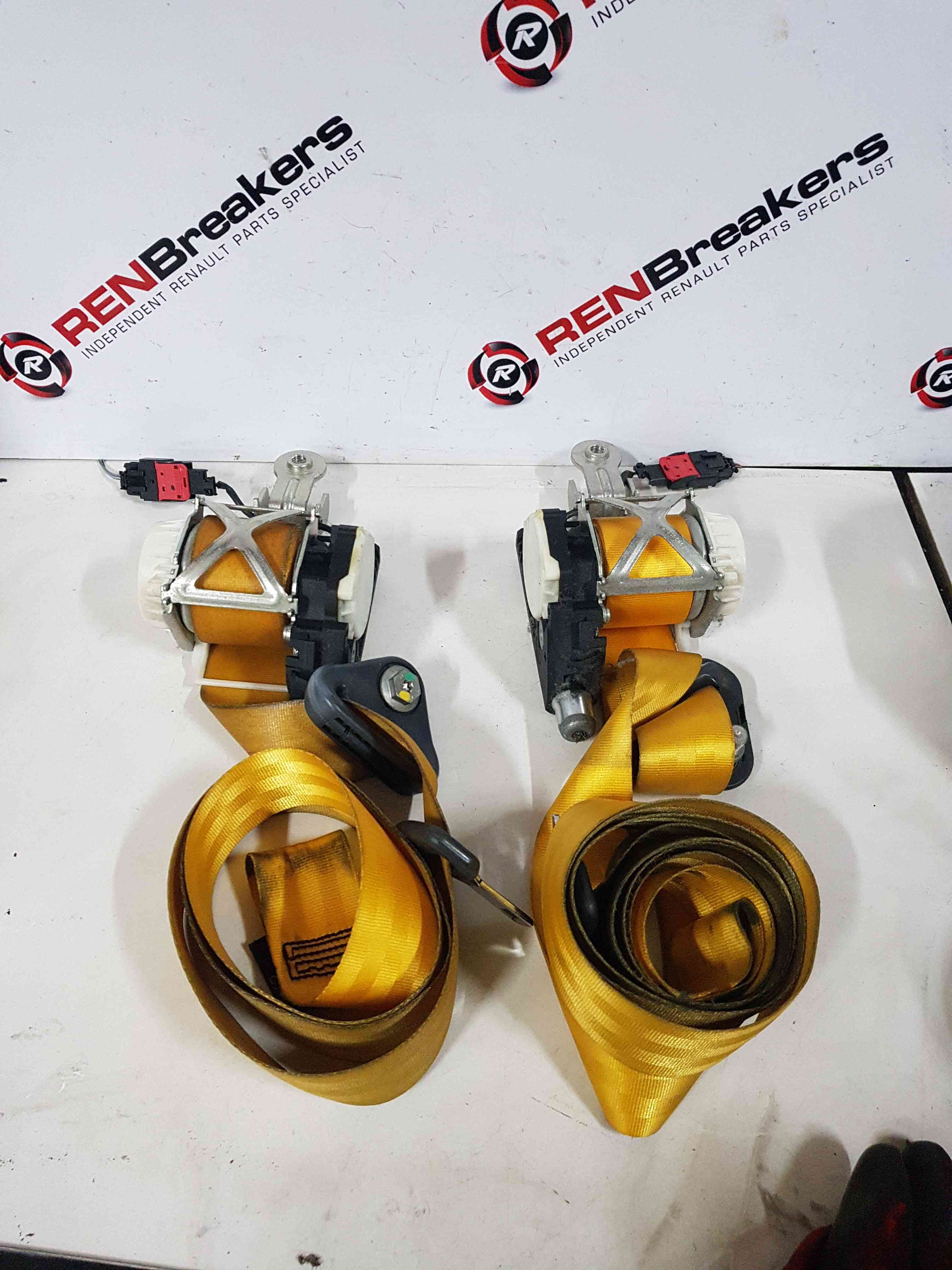 Thumb 2 Renault Clio Sport 200 2009-2012 Driver Passenger OSF Nsf Seat Belt Yellow S/R