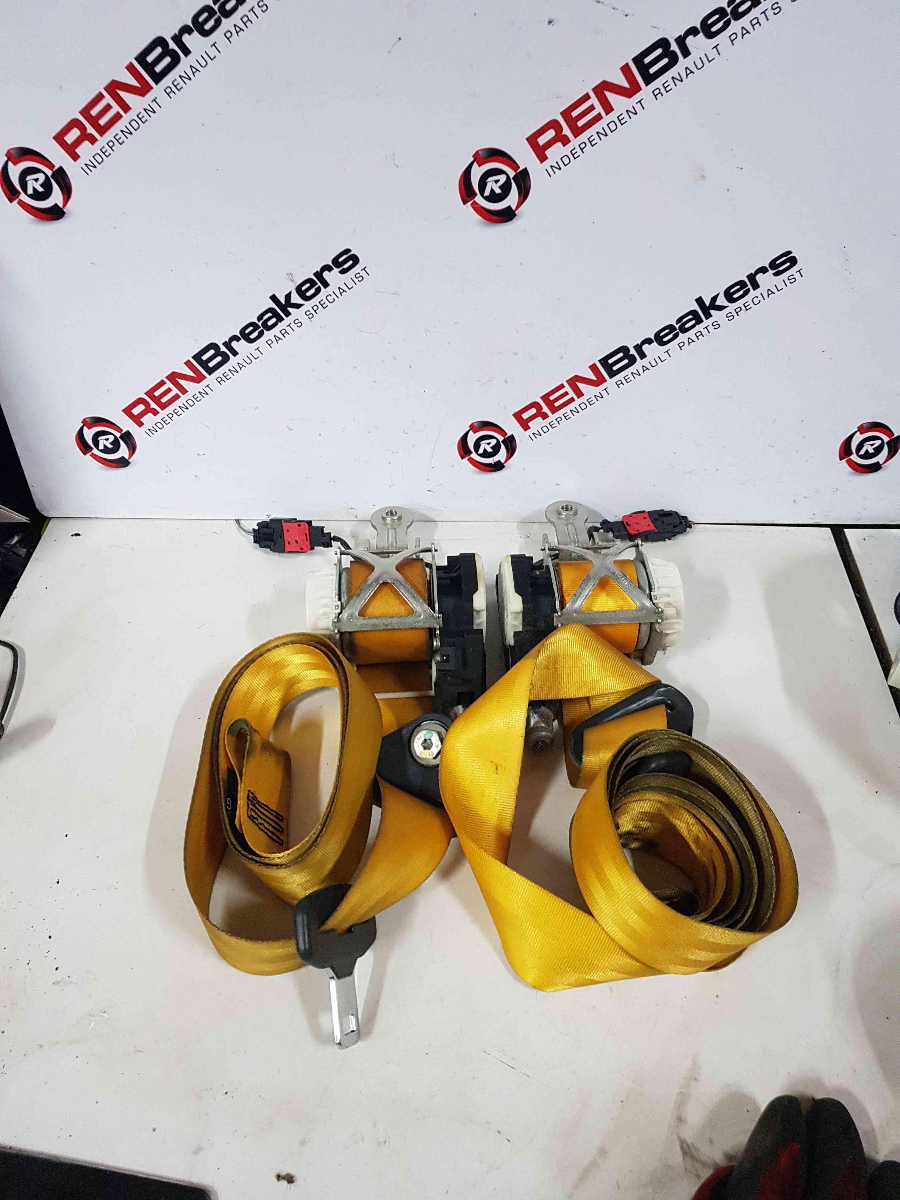 Thumb 10 Renault Clio Sport 200 2009-2012 Driver Passenger OSF Nsf Seat Belt Yellow S/R