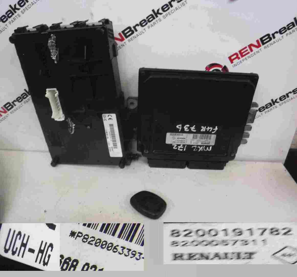 Renault Clio Sport 2001-2006 172 182 2.0 16v ECU SET UCH BCM Immobiliser + Key