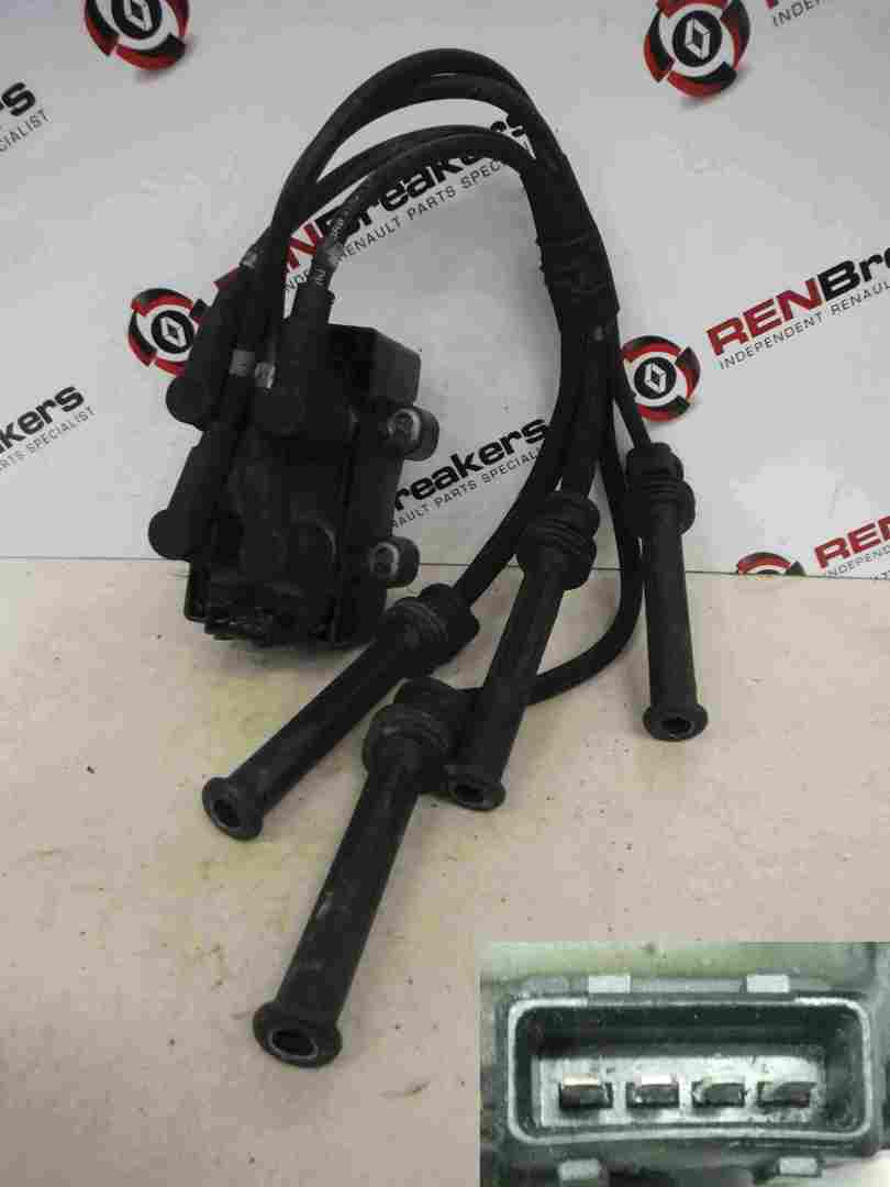 Renault Clio Sport 2001-2006 172 182 2.0 16v HT Coil Pack   Leads 8200141149