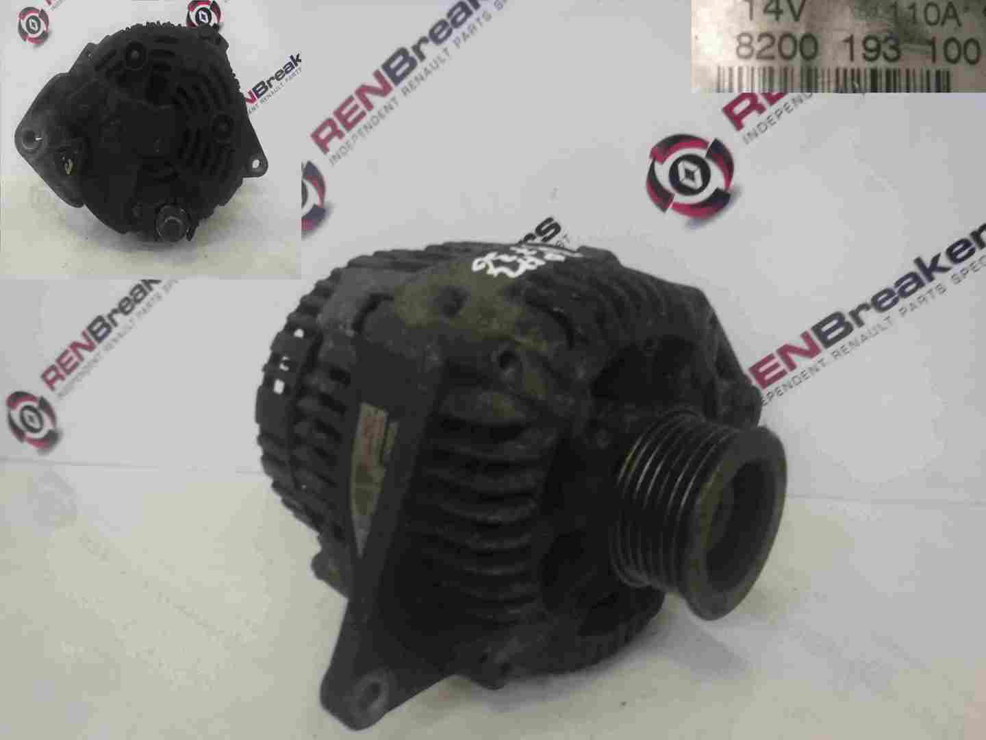 Renault Clio Sport 2001-2006 172 182 Alternator 8200193100