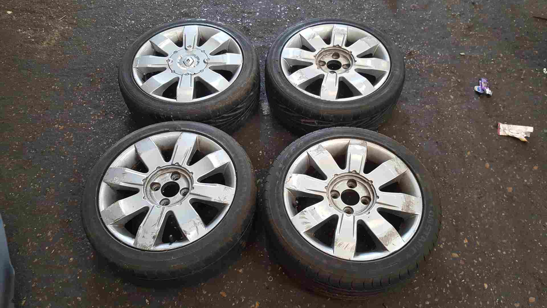 Renault Clio Sport 2001-2006 172 182 Anthracite Alloy Wheel SET X4 16 Inch 3/5