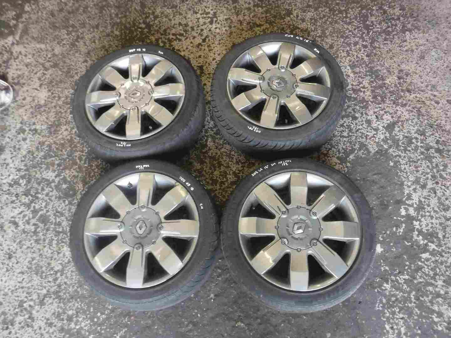 Renault Clio Sport 2001-2006 172 182 Anthracite Alloy Wheel Set X4 16 inch