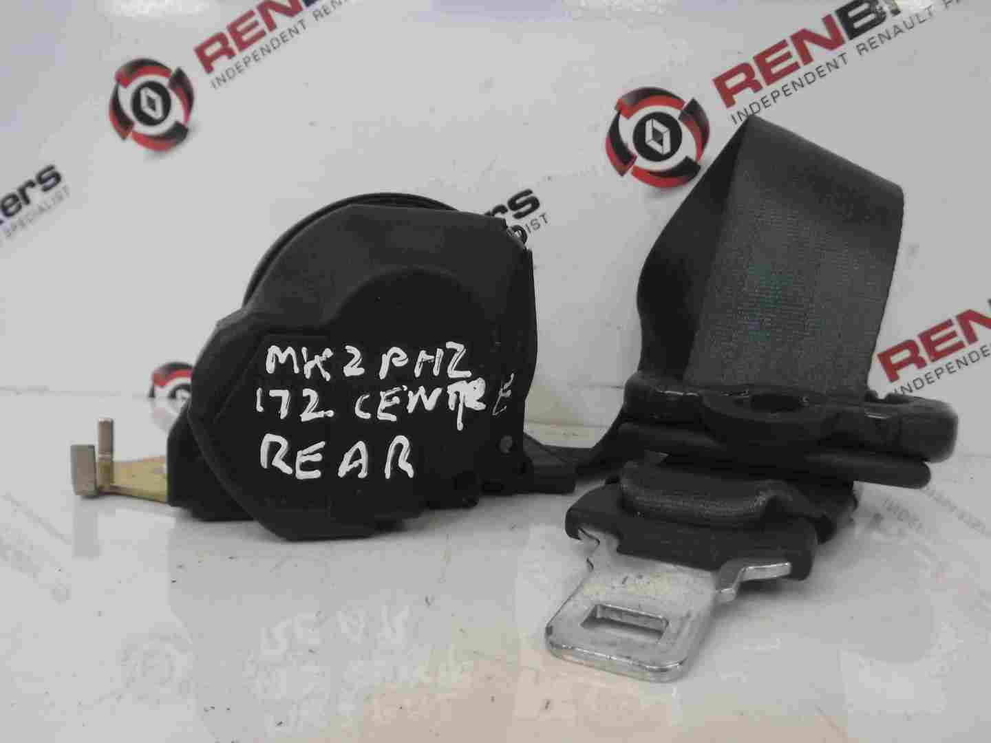 Renault Clio Sport 2001-2006 172 182 Centre Rear Seat Belt