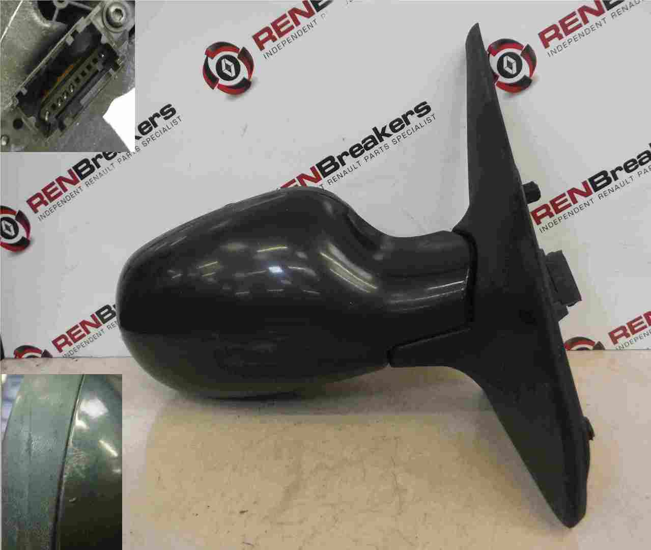Renault Clio Sport 2001-2006 172 182 Drivers OS Wing Mirror Black 676