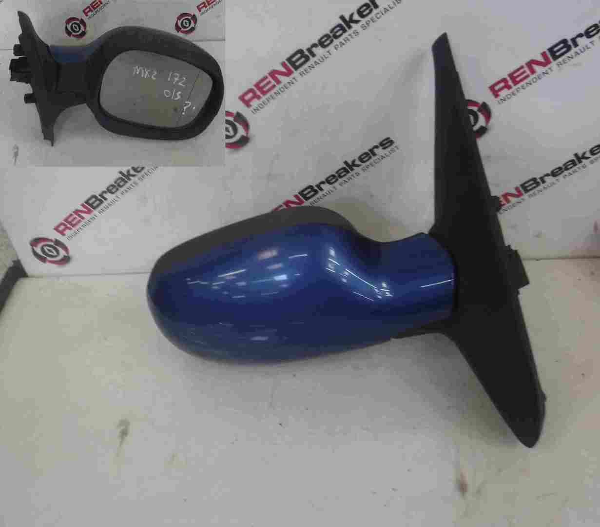 Renault Clio Sport 2001-2006 172 182 Drivers OS Wing Mirror Blue TED43