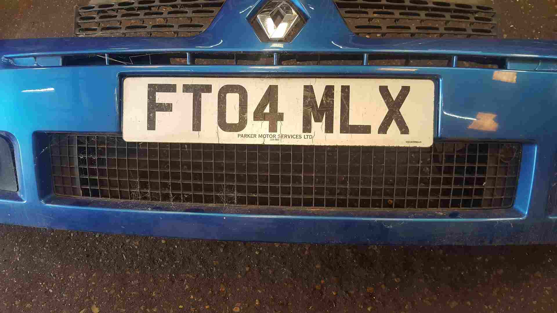 Renault Clio Sport 2001-2006 172 182 Front Bumper Blue Tej41