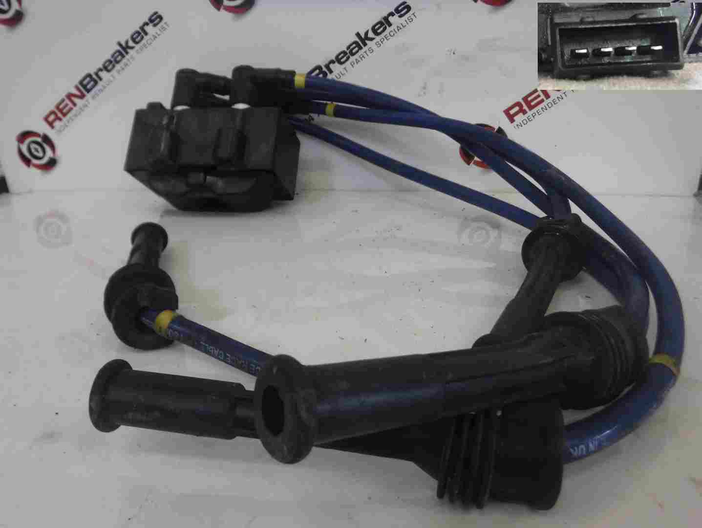 Renault Clio Sport 2001-2006 172 182 Ignition Coil Pack  Leads