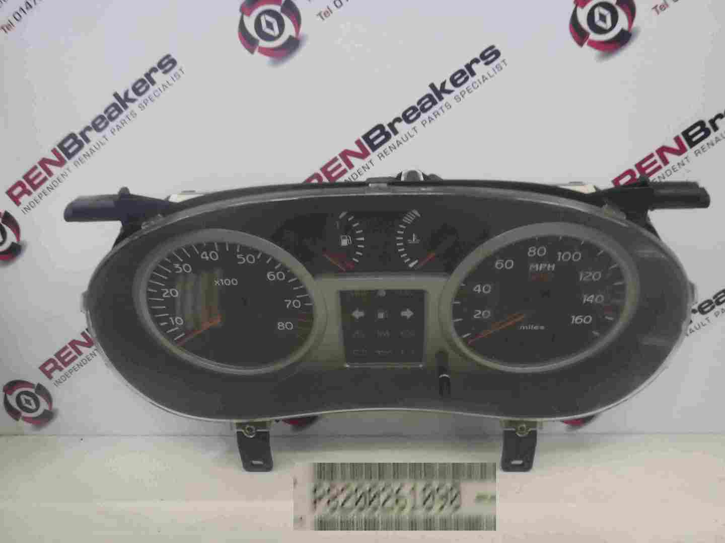Renault Clio Sport 2001-2006 172 182 Instrument Panel Dials Clocks 88K