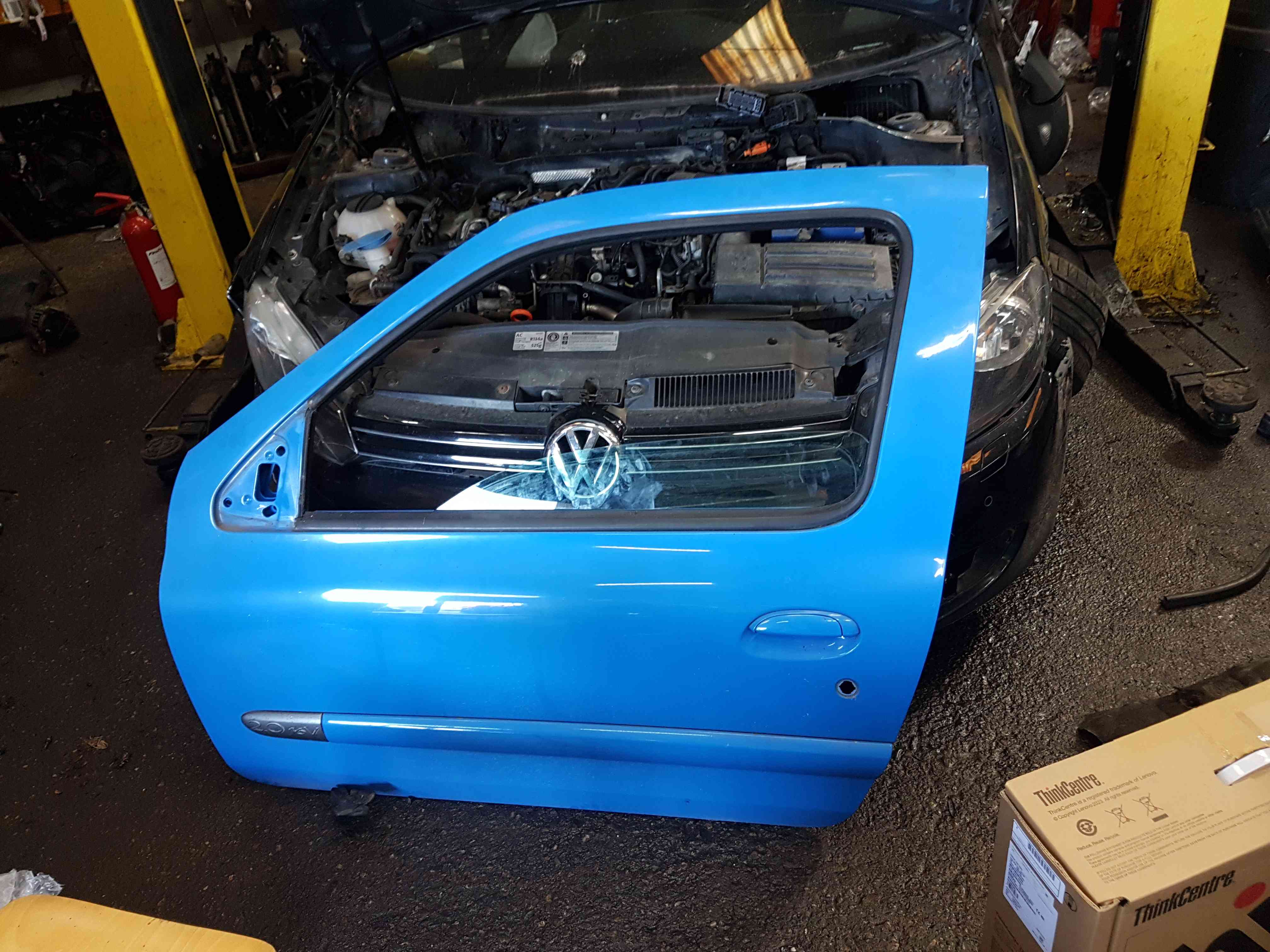 Thumb 2 Renault Clio Sport 2001-2006 172 182 Passenger NSF Front Door Blue Oj45