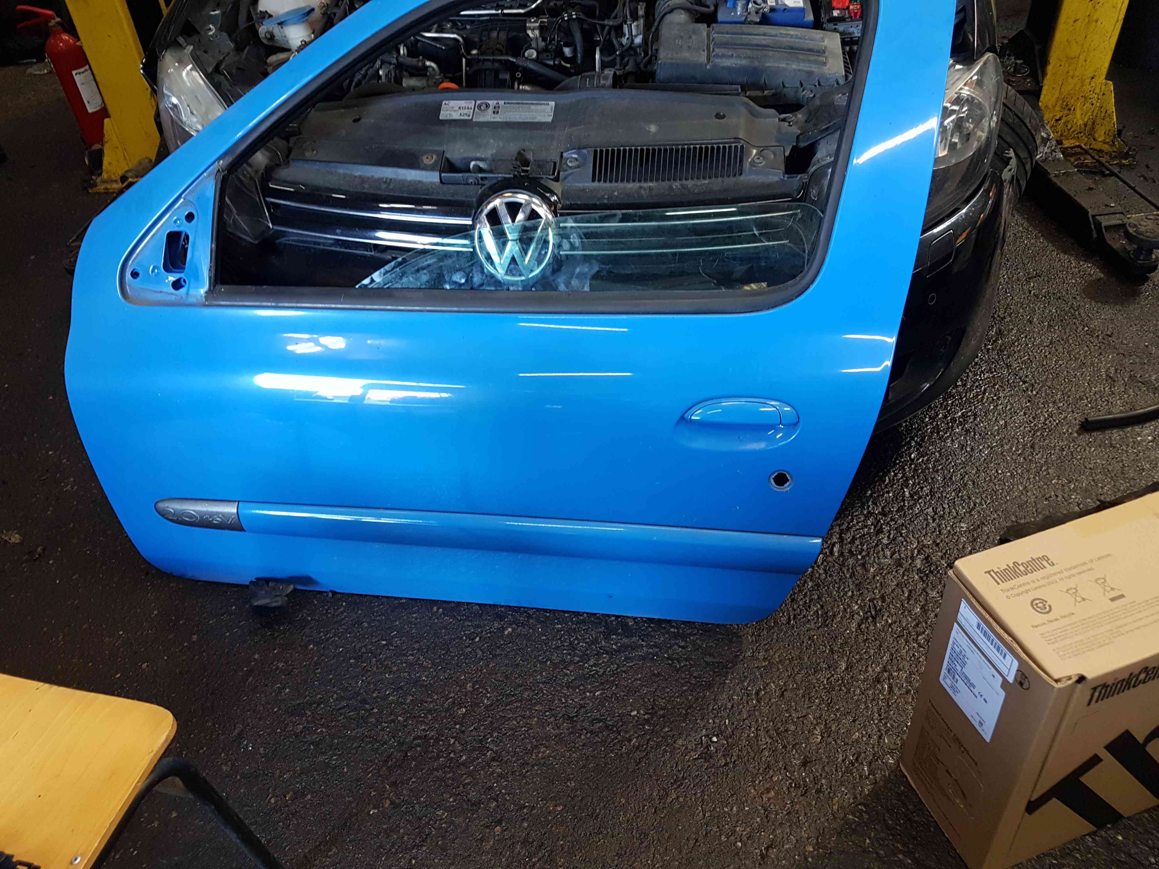 Thumb 3 Renault Clio Sport 2001-2006 172 182 Passenger NSF Front Door Blue Oj45