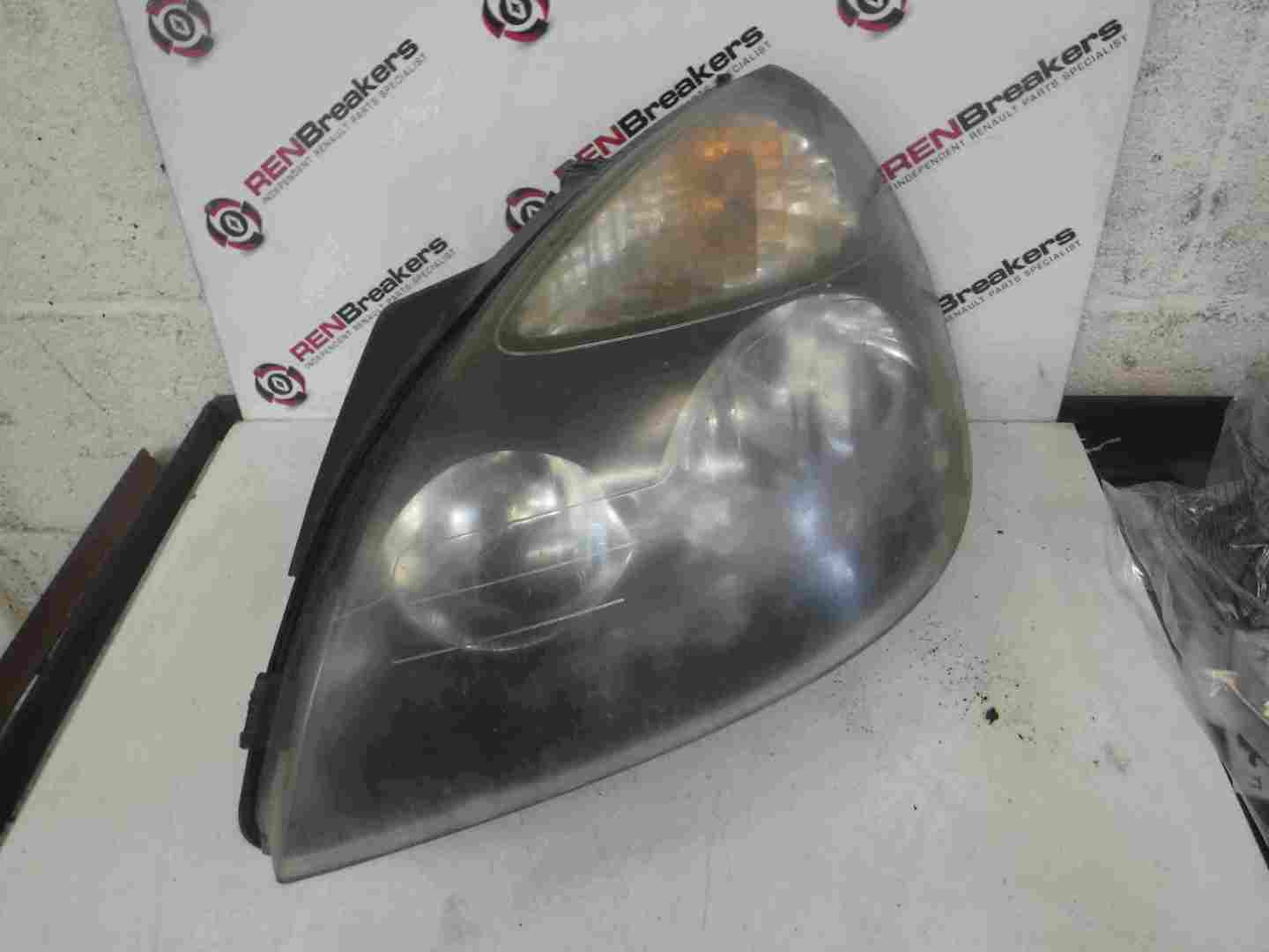 Renault Clio Sport 2001-2006 172 182 Passenger NSF Front Headlight S Cloudy